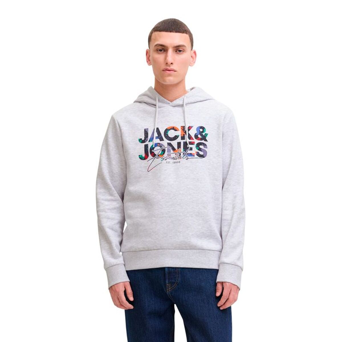 Polar com Capuz Homem Jack & Jones Jjgeplas Sweat Hood Ln