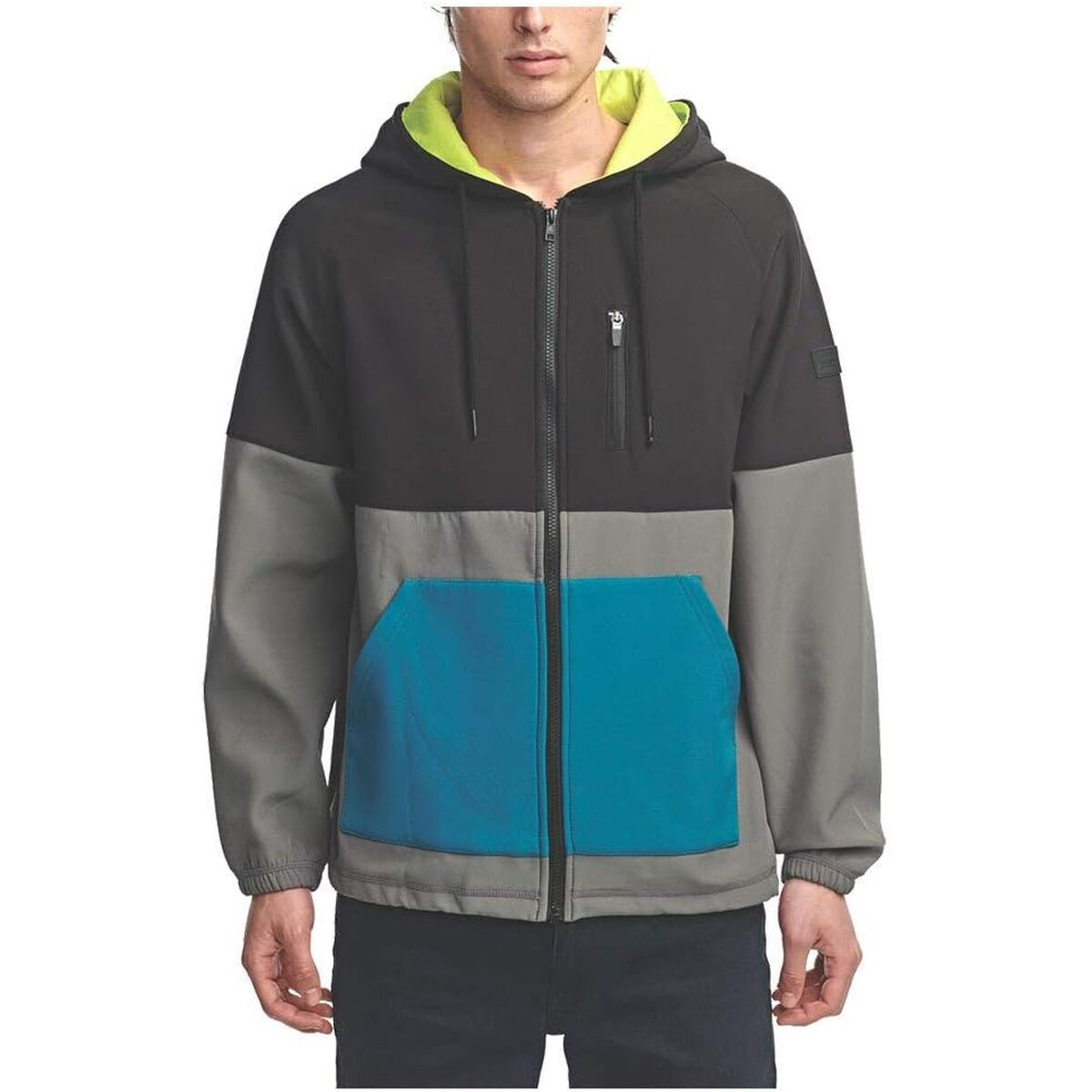Polar com Capuz Homem Hazard Multicolor