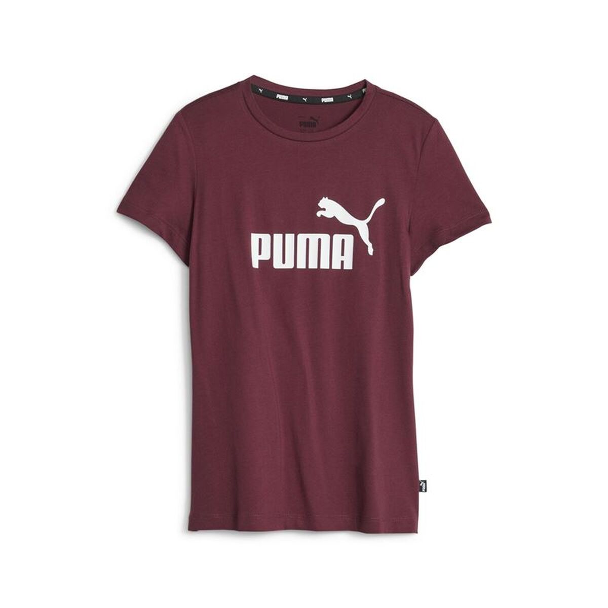 Camisola de Manga Curta Infantil Puma Ess Logo G Castanho