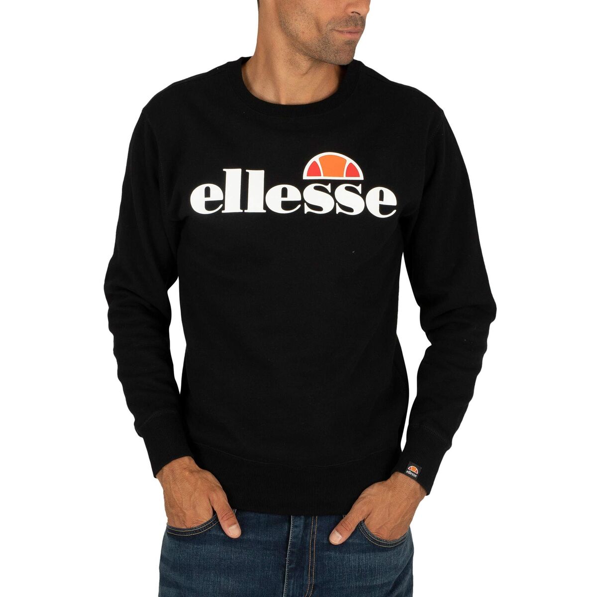 Camisola de Manga Comprida Homem Ellesse SL Succiso Preto