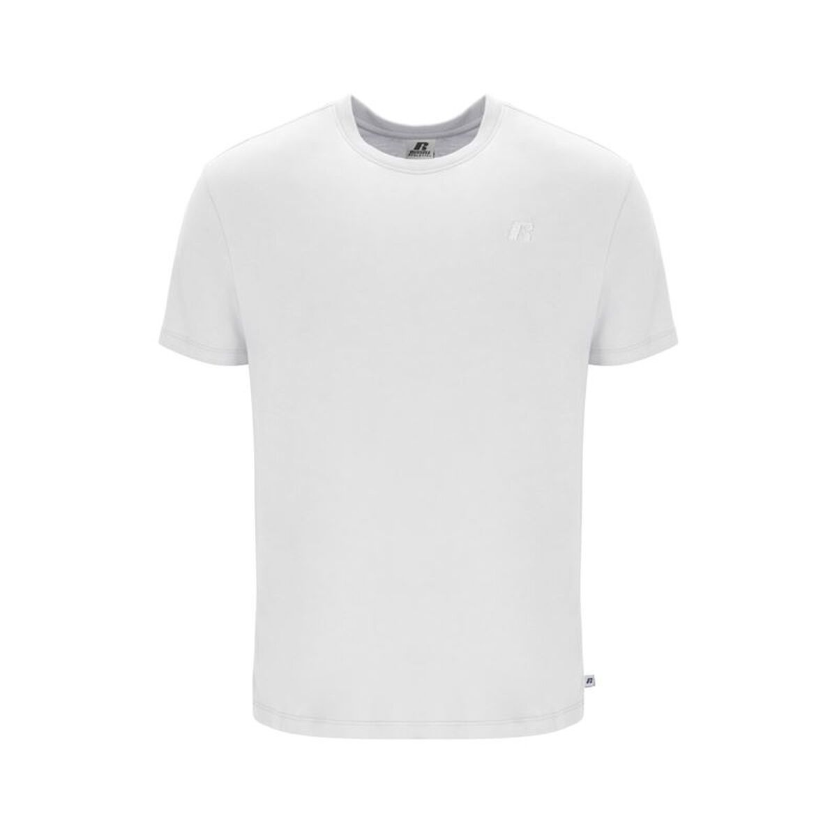 Camisola de Manga Curta Homem Russell Athletic Amt A30011 Branco