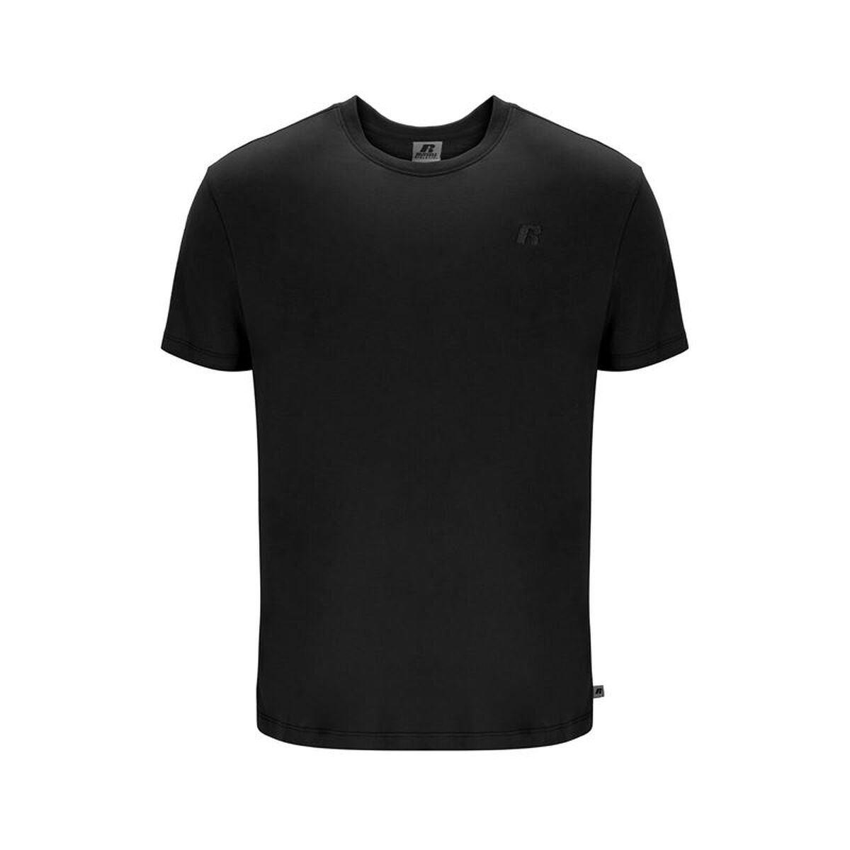 Camisola de Manga Curta Homem Russell Athletic Amt A30011 Preto