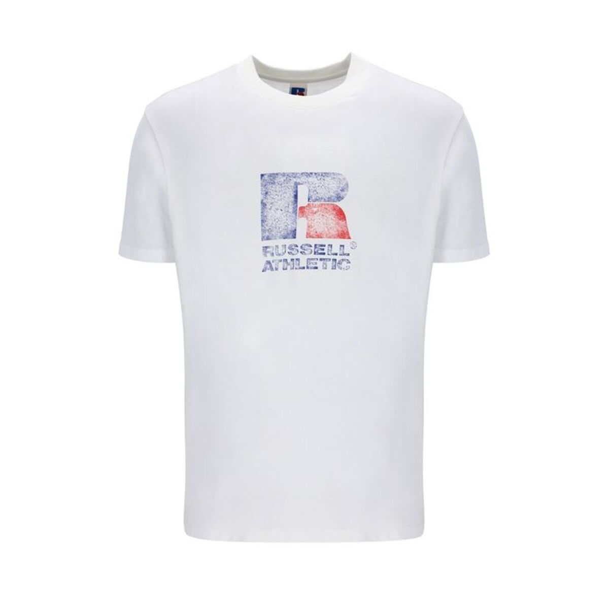 Camisola de Manga Curta Homem Russell Athletic Emt E36201 Branco