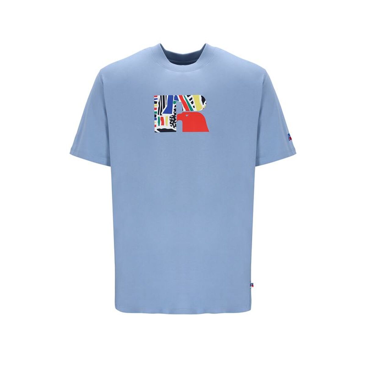Camisola de Manga Curta Homem Russell Athletic Emt E36211 Anil
