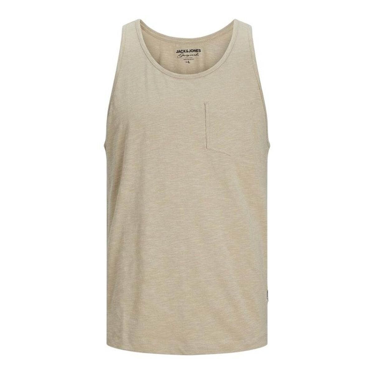 T-Shirt de Alças Homem Jack & Jones Jortampa Slub Top