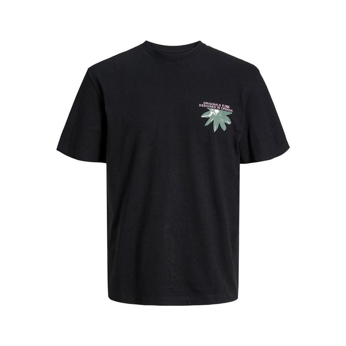 Camisola de Manga Curta Infantil Jack & Jones tampa Back Preto
