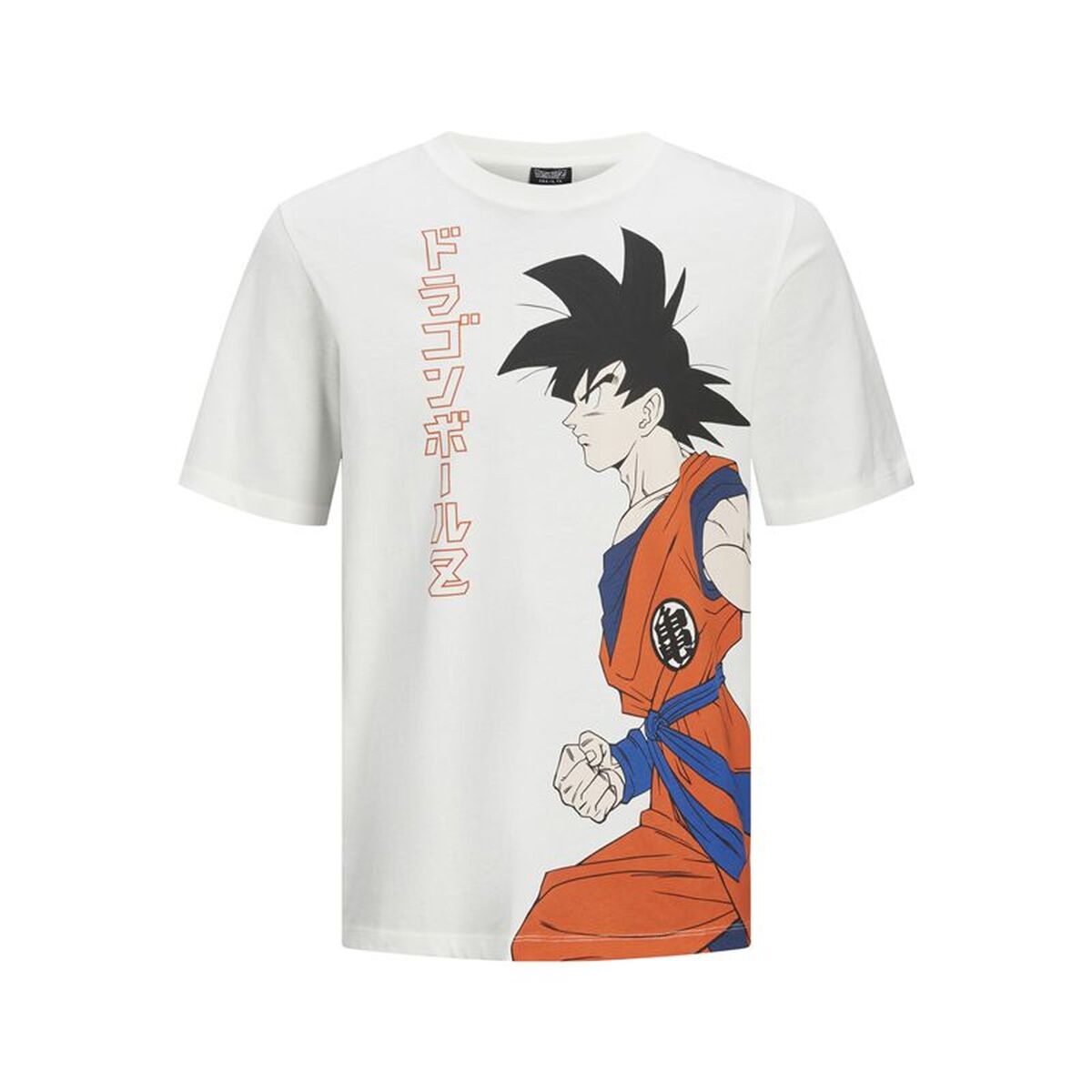 Camisola de Manga Curta Homem Jack & Jones Jcodragon Tee Ss Crew Neck Branco
