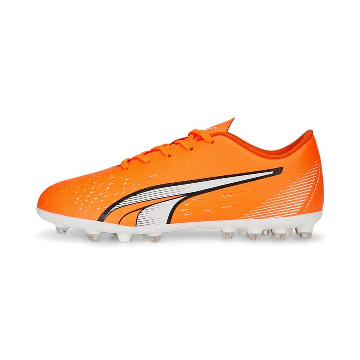 Chuteiras Infantis Puma Ultra Play Mg Laranja