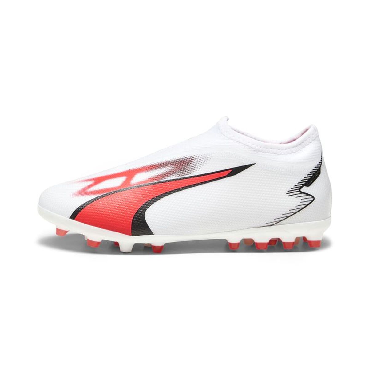 Chuteiras Infantis Puma Ultra Match Ll Mg Branco