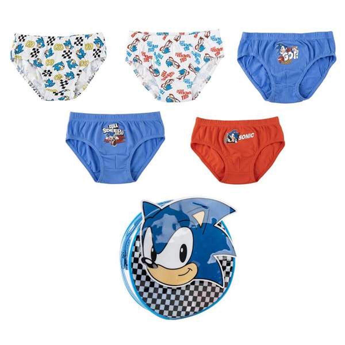 Pack de cuecas Sonic Multicolor