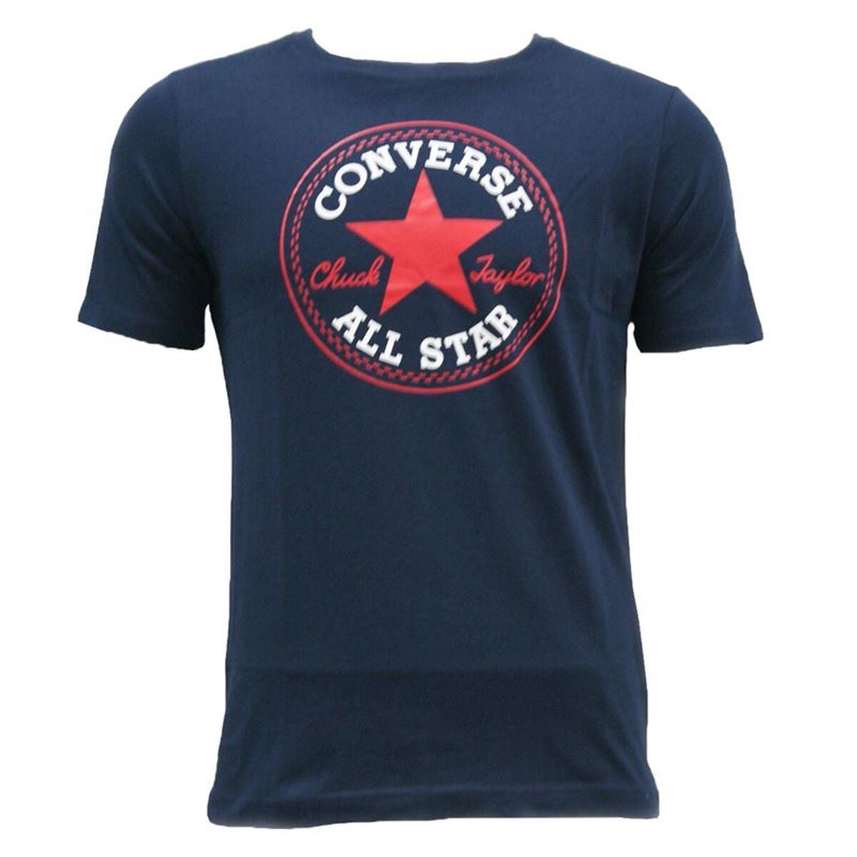 Camisola de Manga Curta Infantil Converse 966500 Azul escuro 8-10 Anos