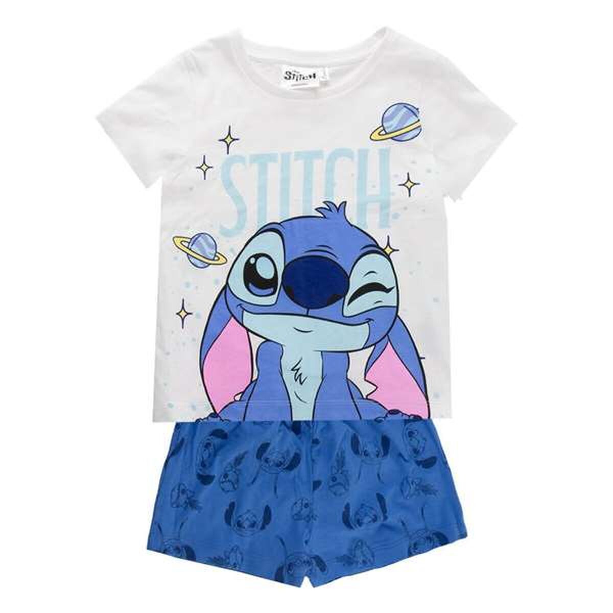 Pijama Infantil Stitch Branco