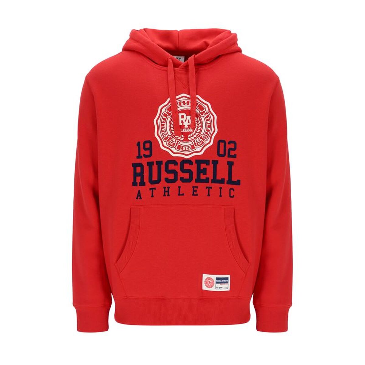 Polar com Capuz Homem Russell Athletic Hoody Vermelho