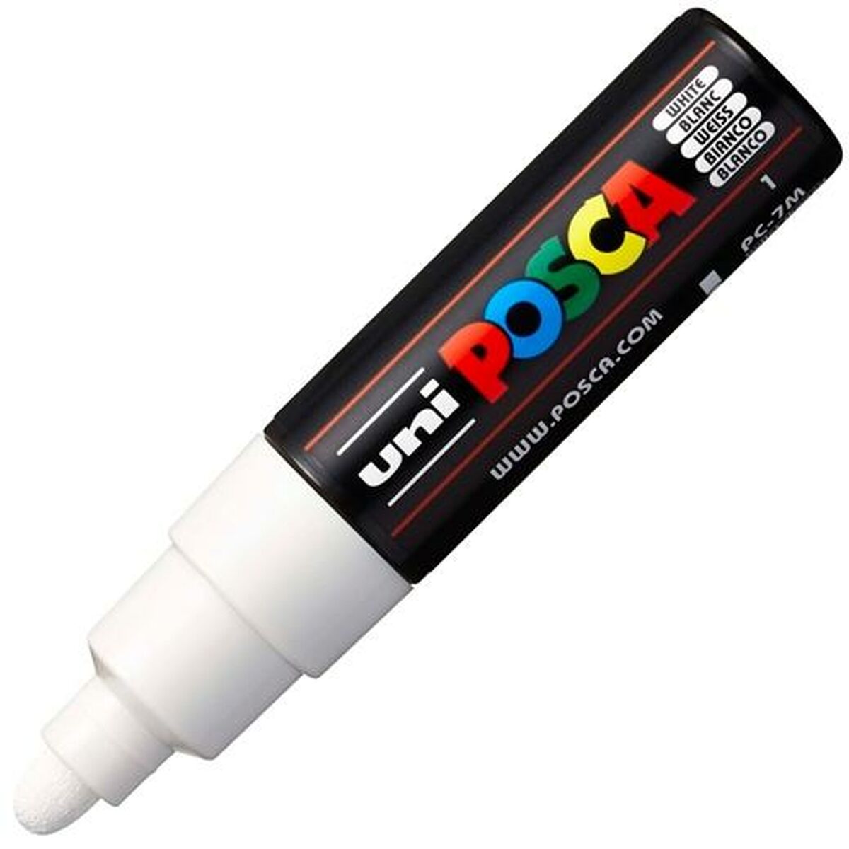 Marcador Uni-Ball PC-7M Blanco Branco