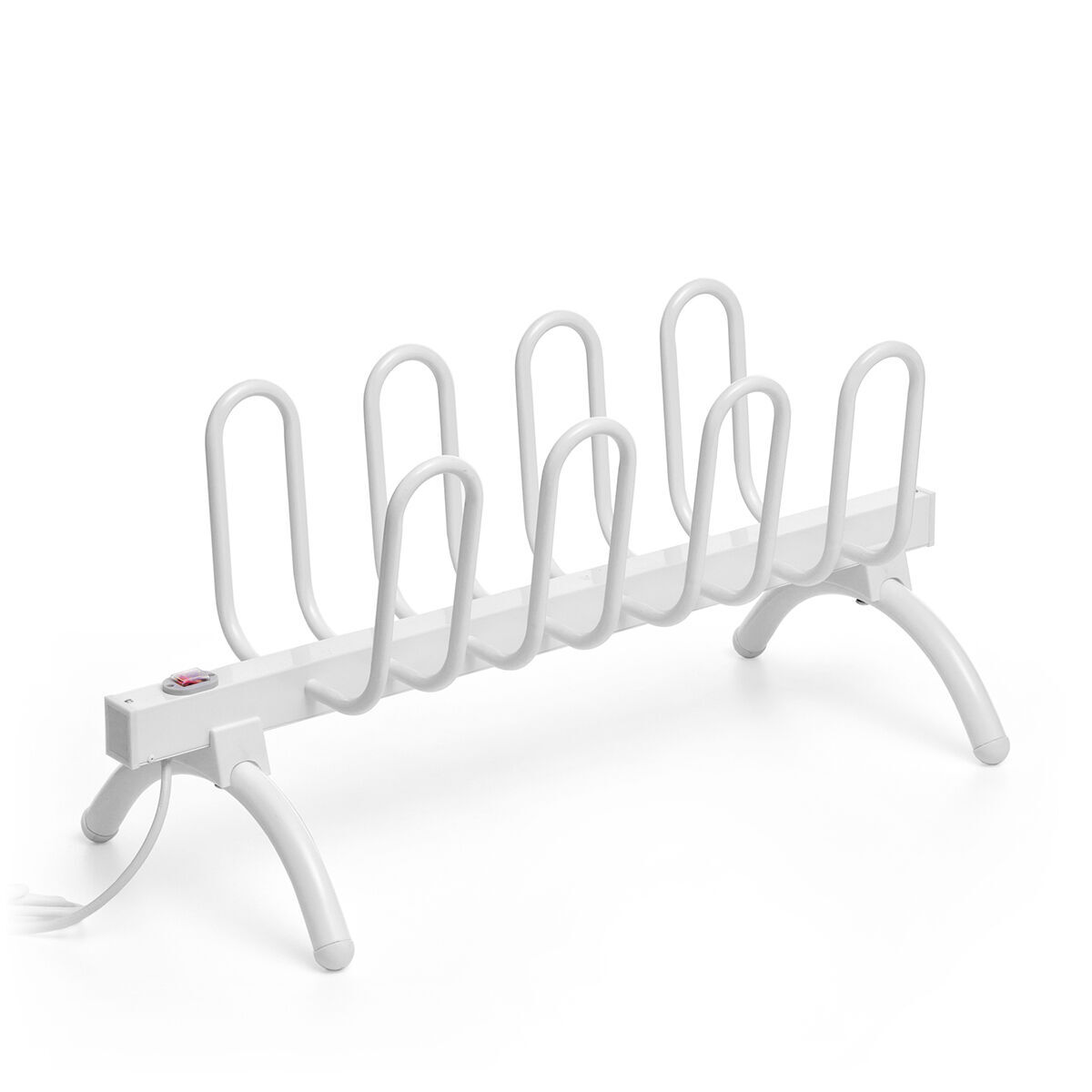Estendal Secador Elétrico de Calçado InnovaGoods 80 W 4 pares Branco Metal Alumínio (Recondicionado B)