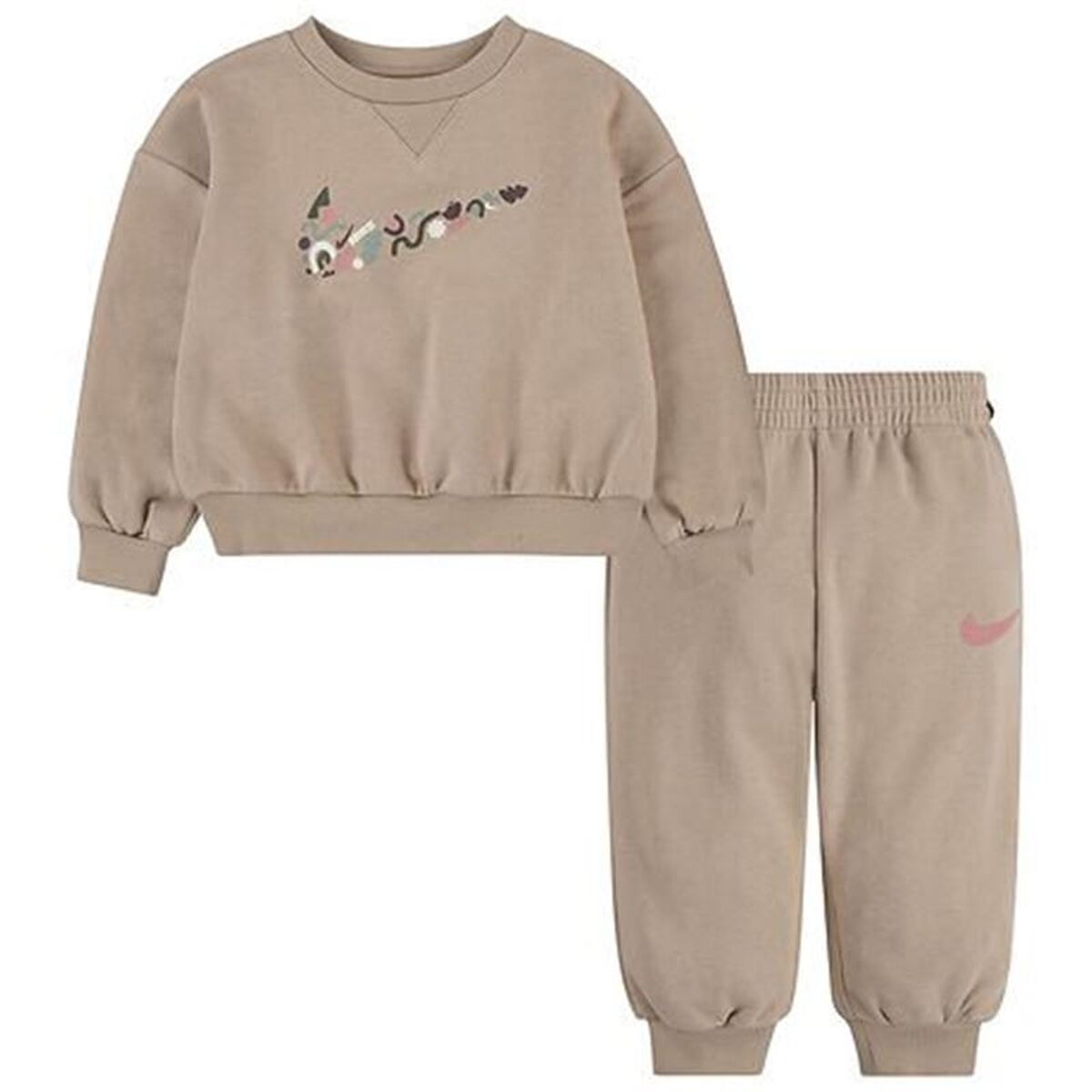 Conjunto de Desporto para Bebé Nike NSW Primary Play Castanho