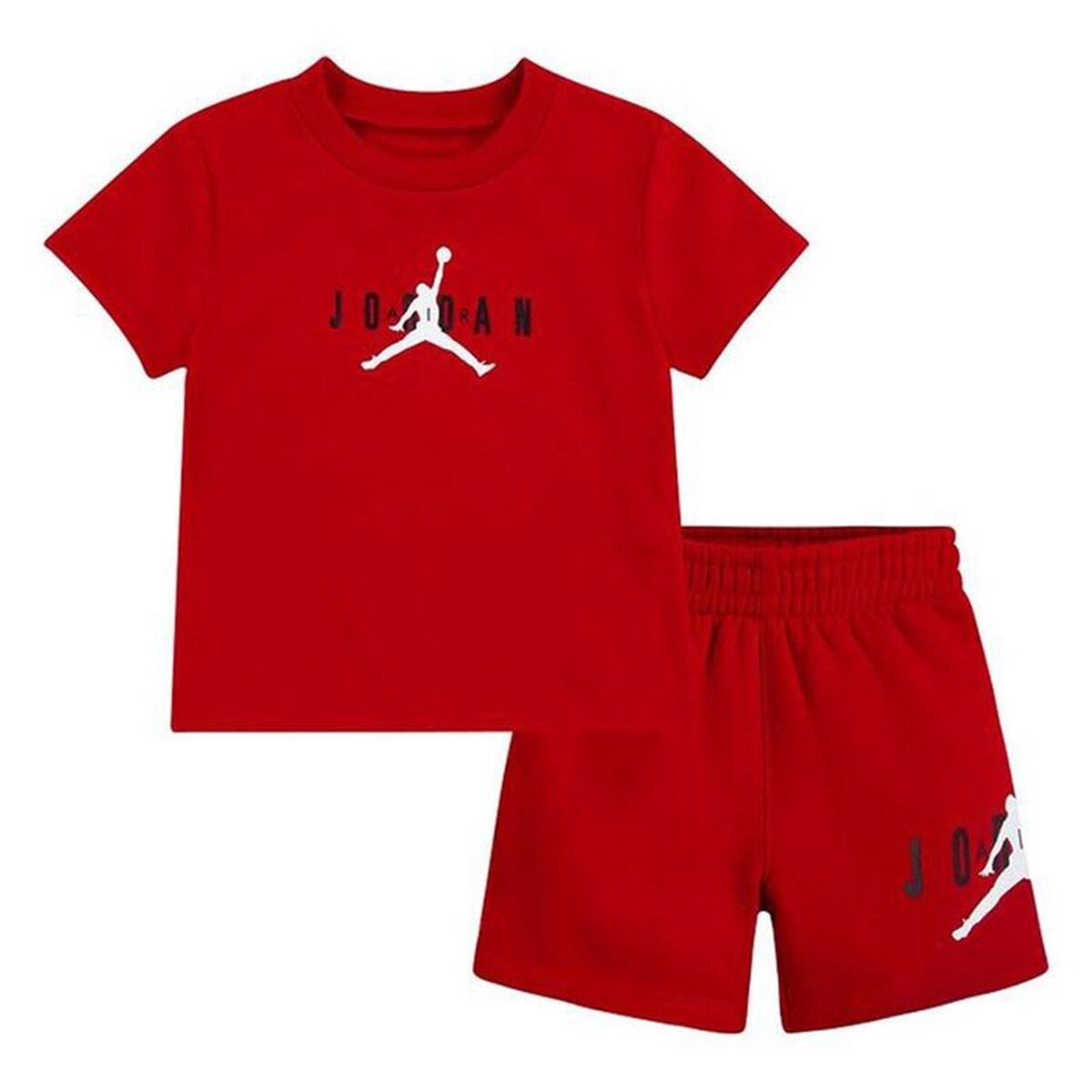 Conjunto Desportivo para Crianças Nike Jordan Vermelho