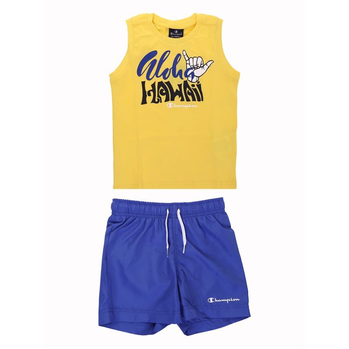 Conjunto Desportivo para Crianças Champion Amarelo