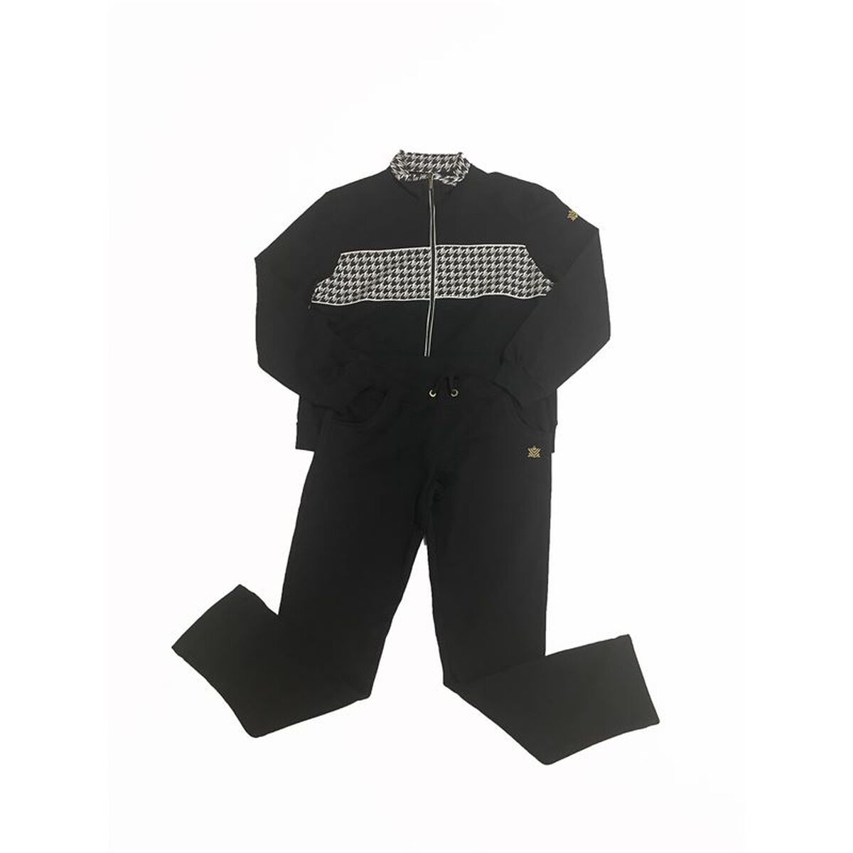 Fato de Treino Infantil Luanvi Preto