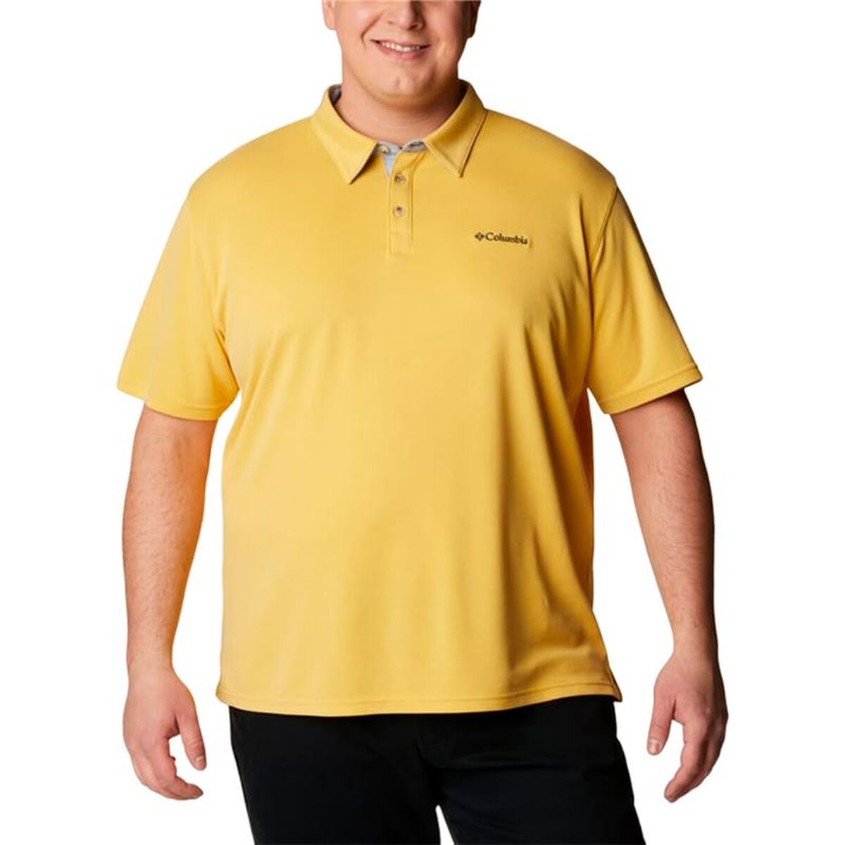 Polo de Manga Curta Homem Columbia 1772722742 Amarelo 2XL