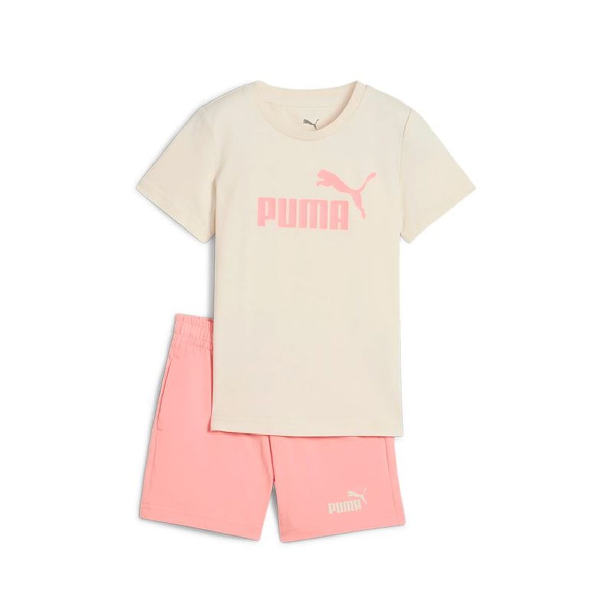 Conjunto Desportivo para Crianças Puma 685240 87 Cor de Rosa