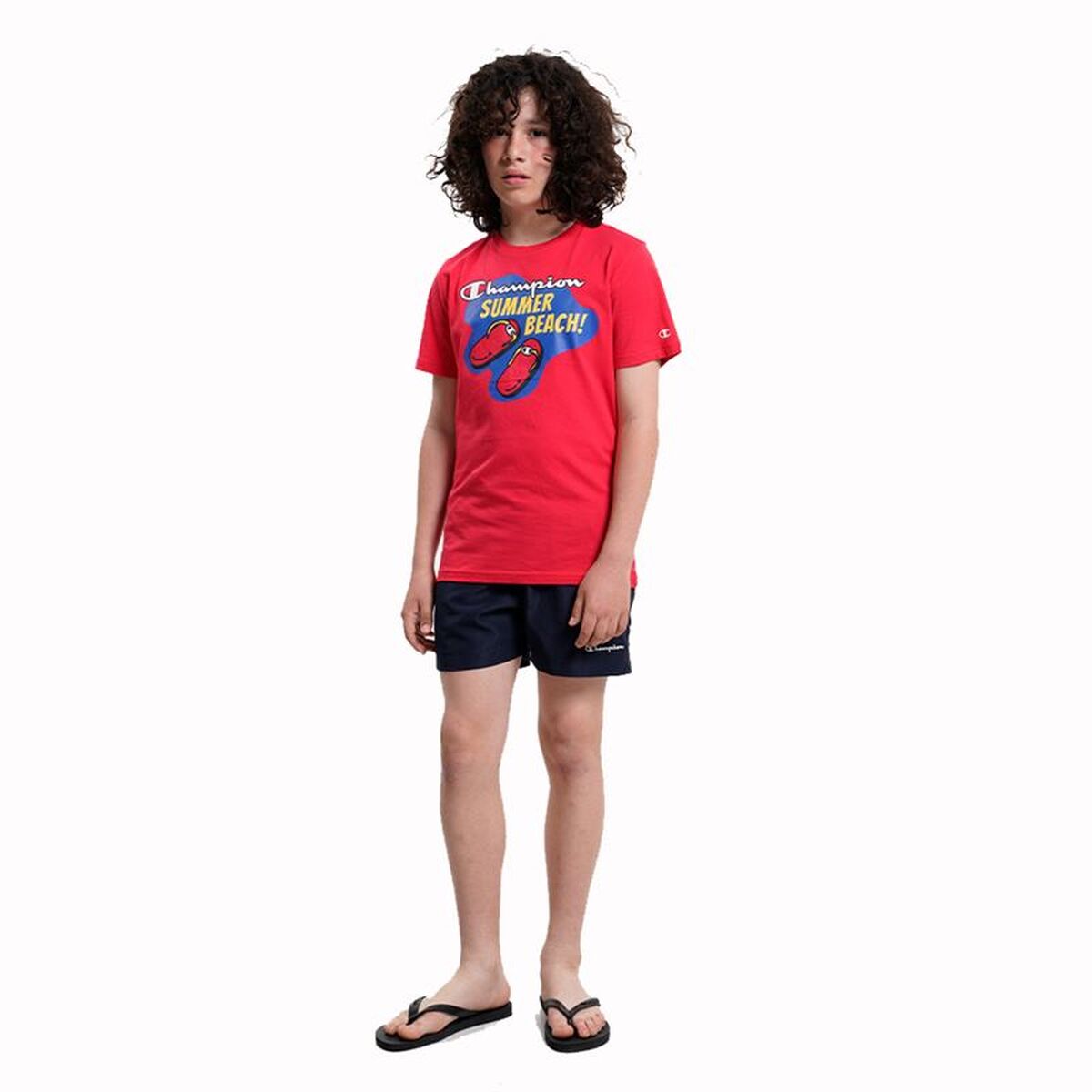 Conjunto Desportivo para Crianças Champion 306391-RS005 Vermelho
