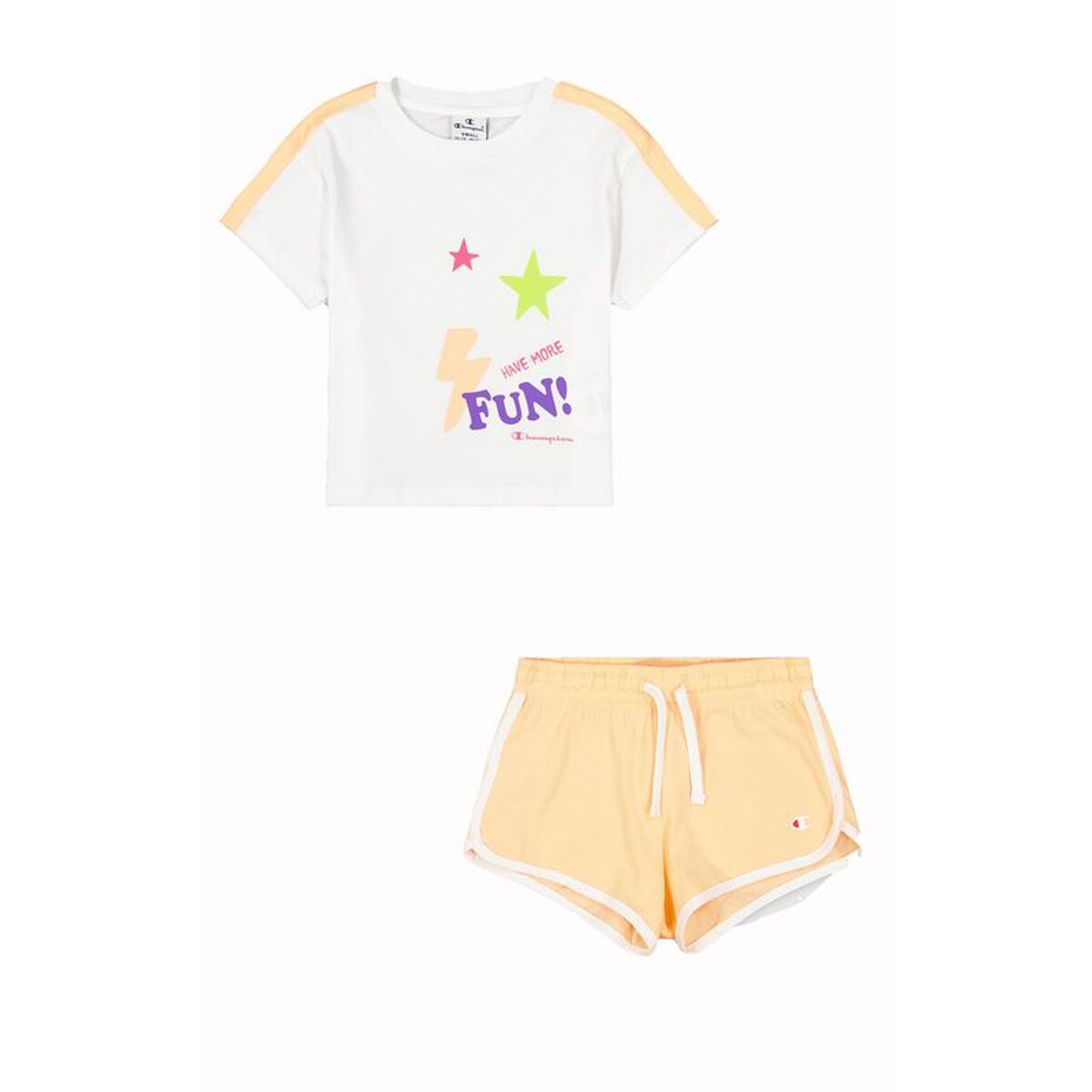 Conjunto Desportivo para Crianças Champion 404678-WW001 Branco