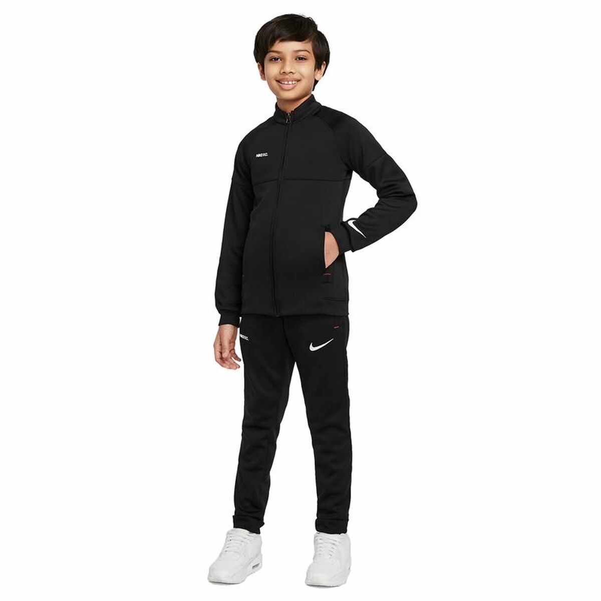 Conjunto Desportivo para Crianças Nike DC9071-010 Preto