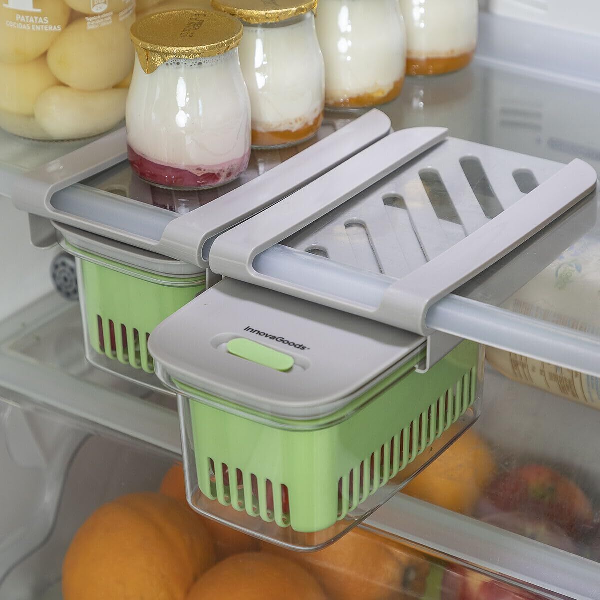 Recipiente para Conservar Alimentos InnovaGoods PREFO Verde (Recondicionado A)