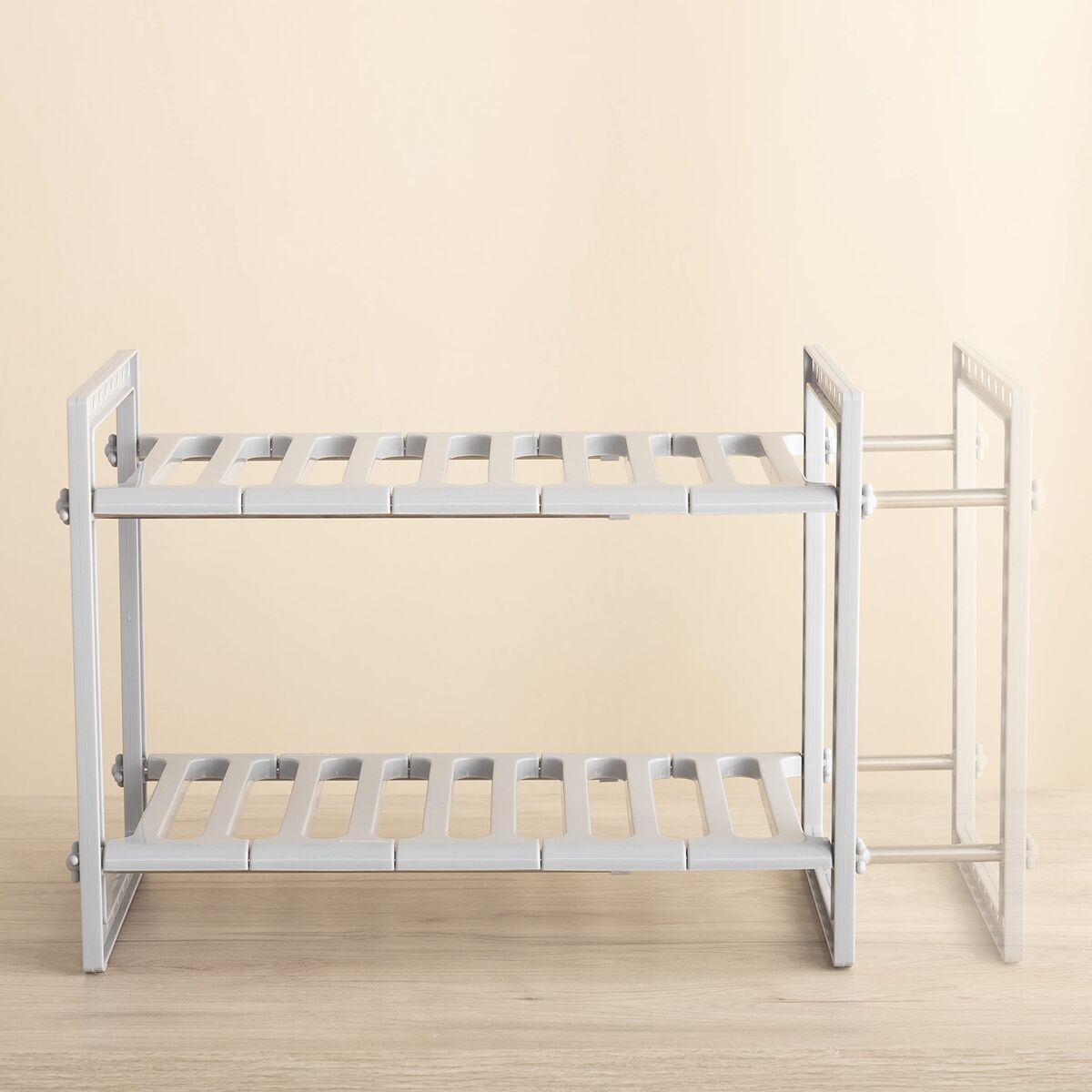 Estante Extensível para Lava-louça InnovaGoods Aço inoxidável 2 Prateleiras (Recondicionado B)