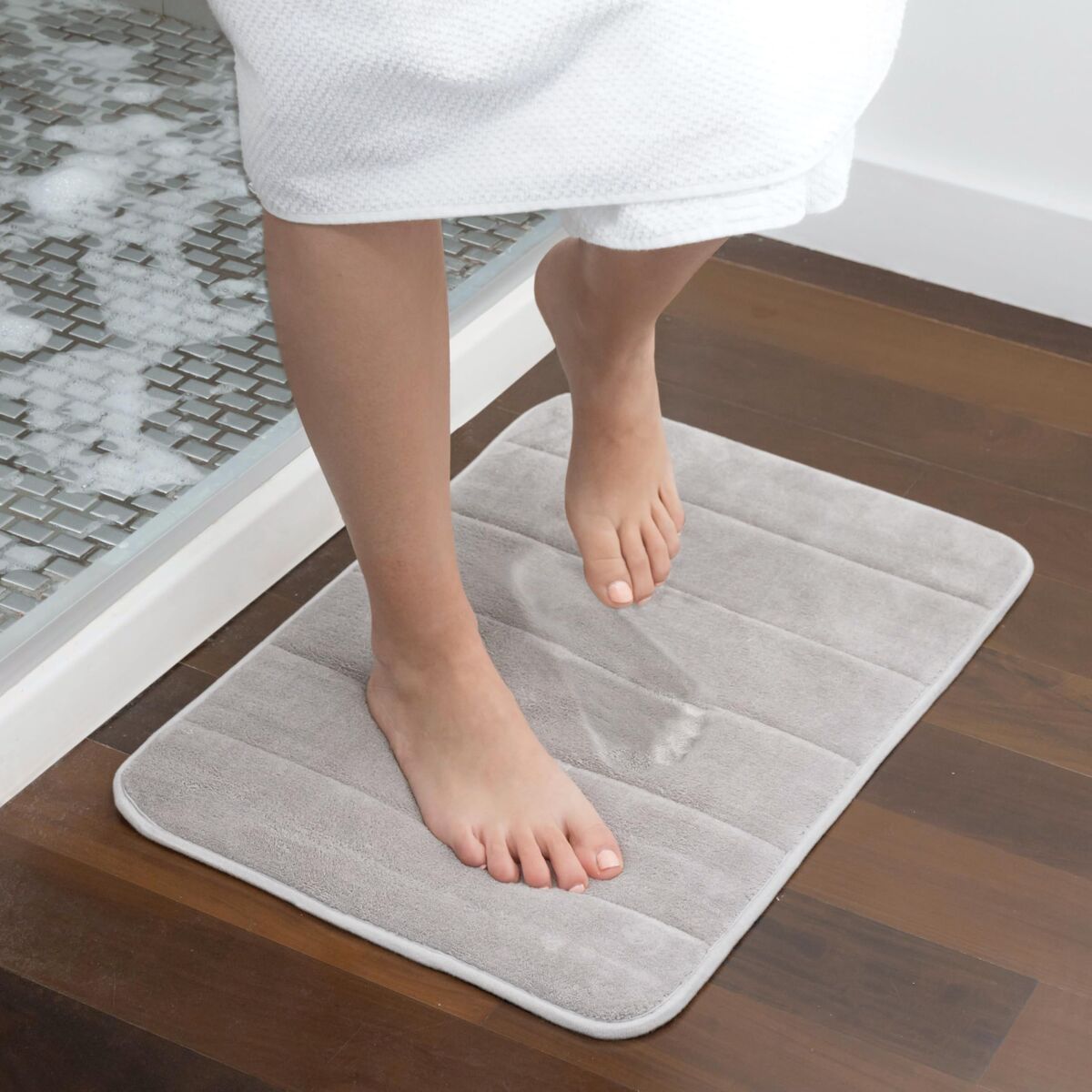 Tapete Antiderrapante para Duche InnovaGoods IG813437 Bege Cinzento Plástico (Recondicionado B)