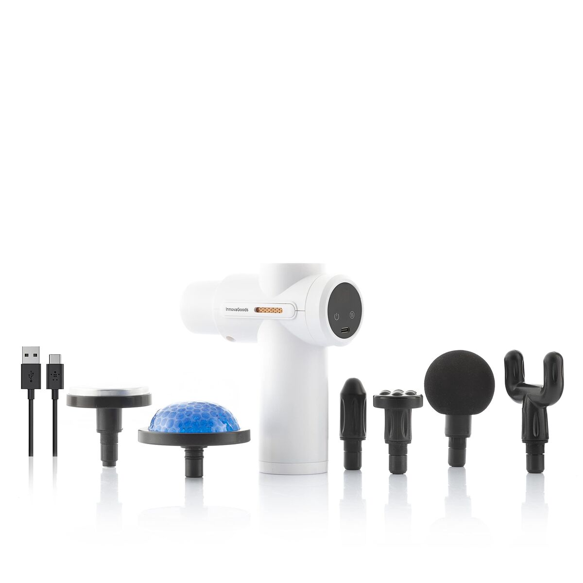 Pistola de Massagem Muscular com Frio e Calor InnovaGoods Hokgun (Recondicionado B)