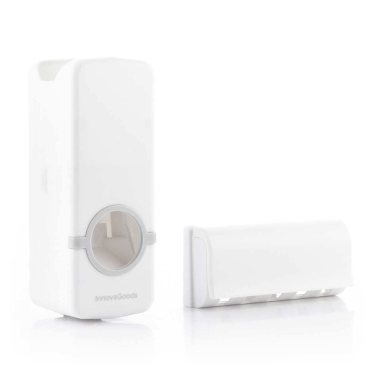 Dispensador de Pasta Dentífrica com Suporte para Escovas InnovaGoods Branco Plástico (2 Unidades) (Recondicionado B)