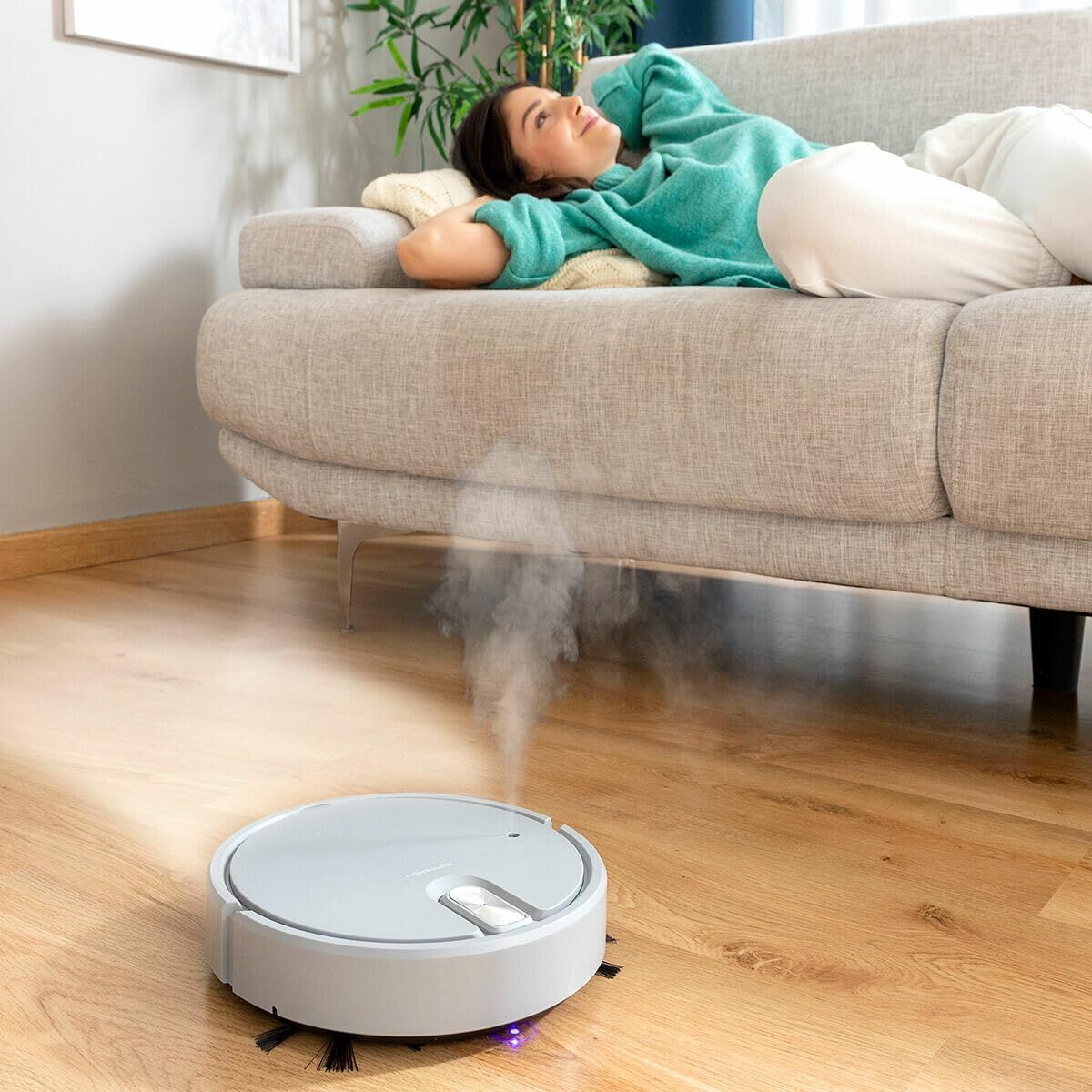 Robot Aspirador Recarregável Multifunções 5 em 1 InnovaGoods (Recondicionado B)