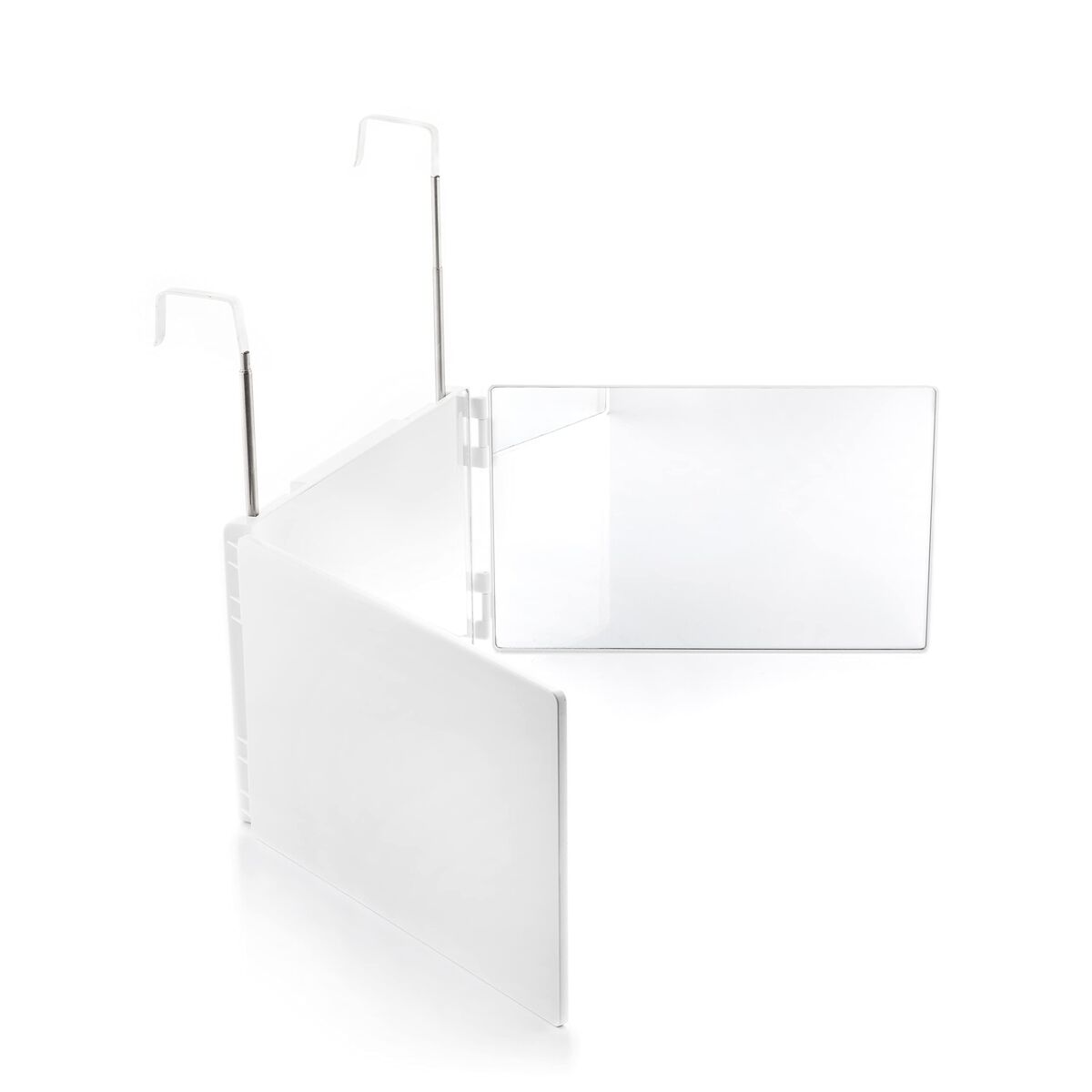 Espelho de casa de banho com luz LED InnovaGoods Espelho de casa de banho com visão 360º