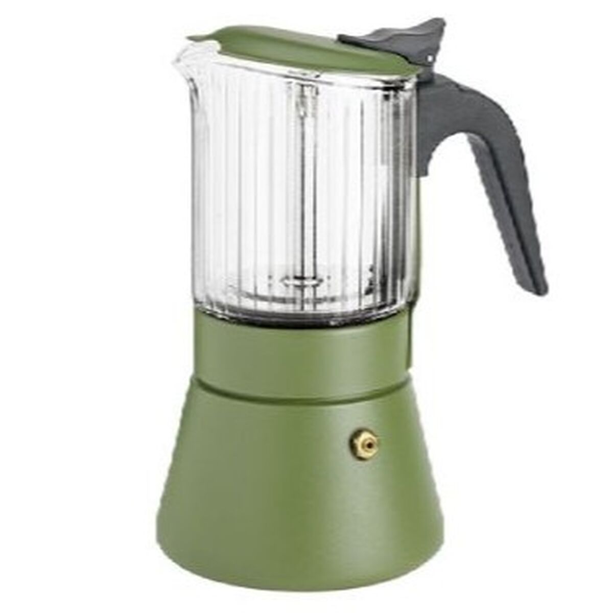 Cafeteira Italiana Inoxibar Clair Verde 6 Copos