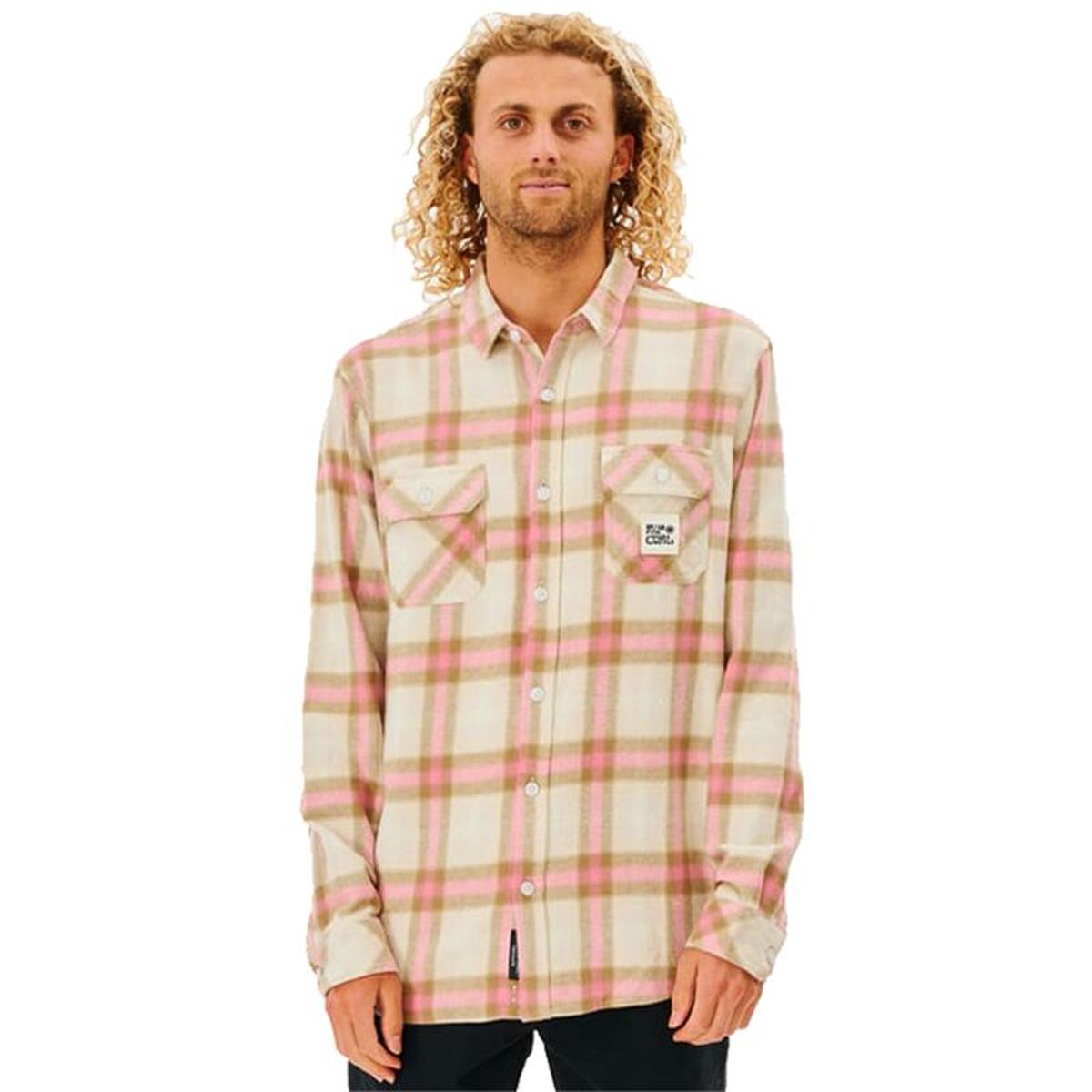 Camisa de Manga Comprida Homem Rip Curl Salt Water Culture Bege (S)