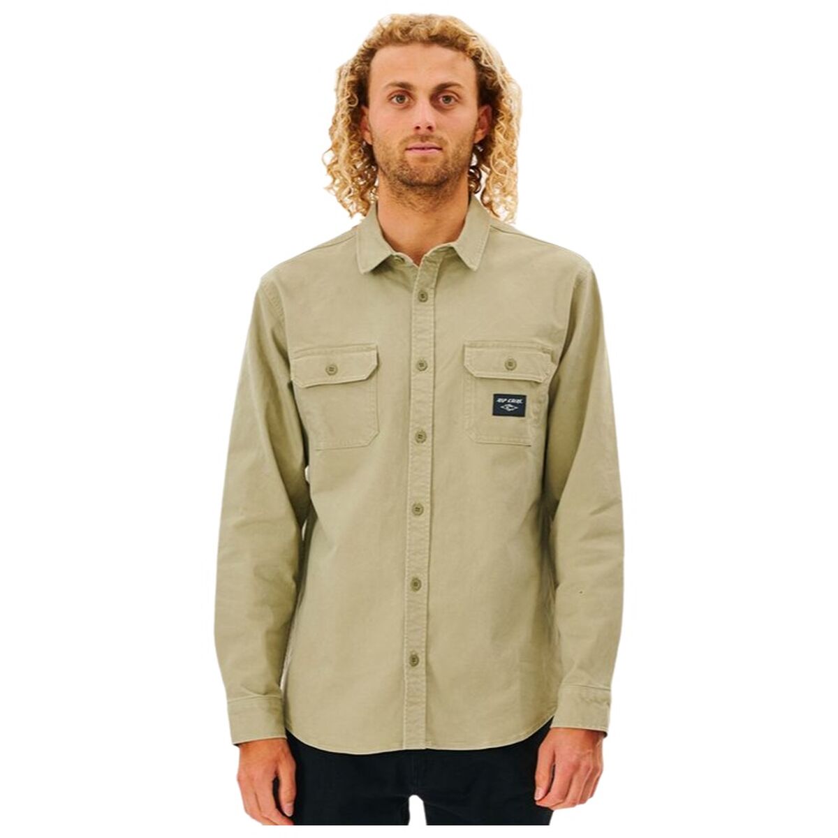 Camisa de Manga Comprida Homem Rip Curl Epic Bege (S)