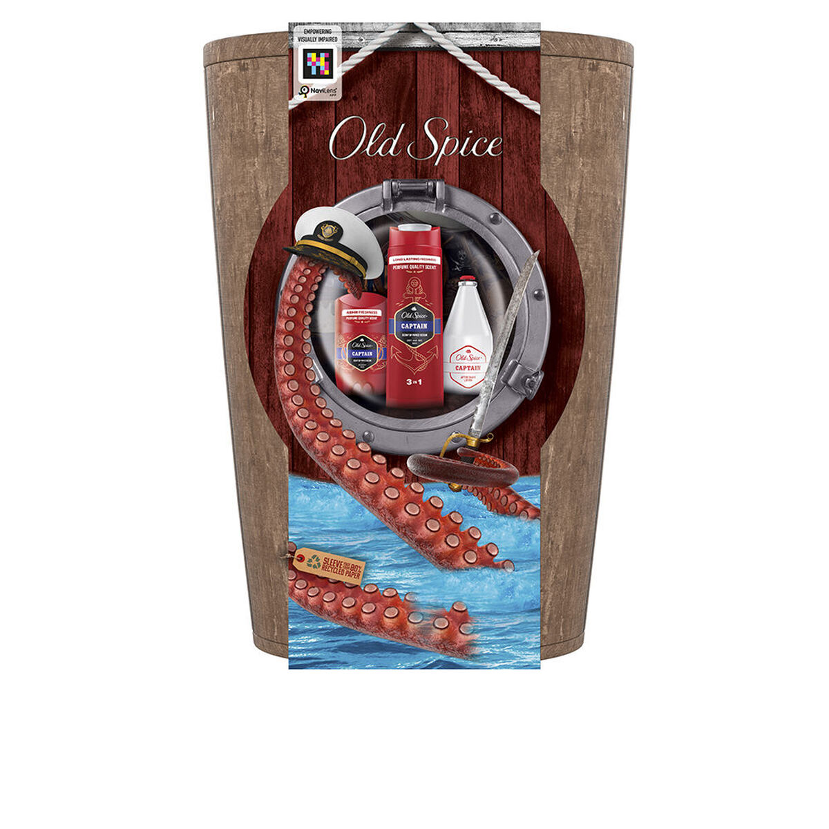 Conjunto de Cuidado Pessoal para Homem Old Spice OLD SPICE CAPTAIN 3 Peças