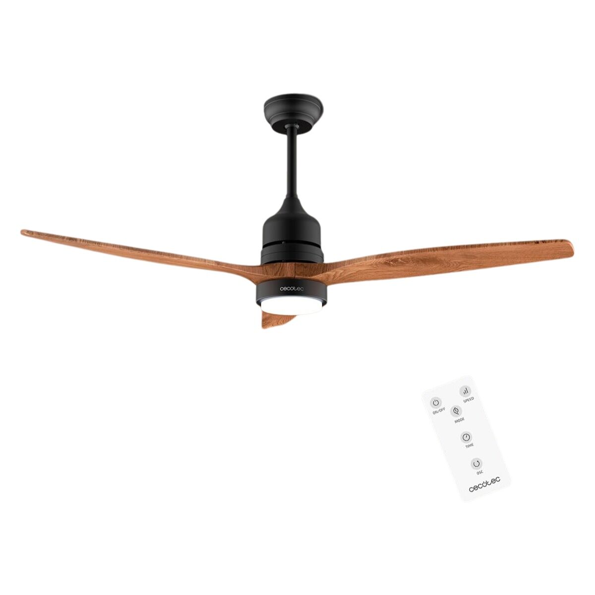 Ventilador de Teto com Luz Cecotec EnergySilence Aero 5230 18 W 40 W Preto Madeira (3000-6500 K)