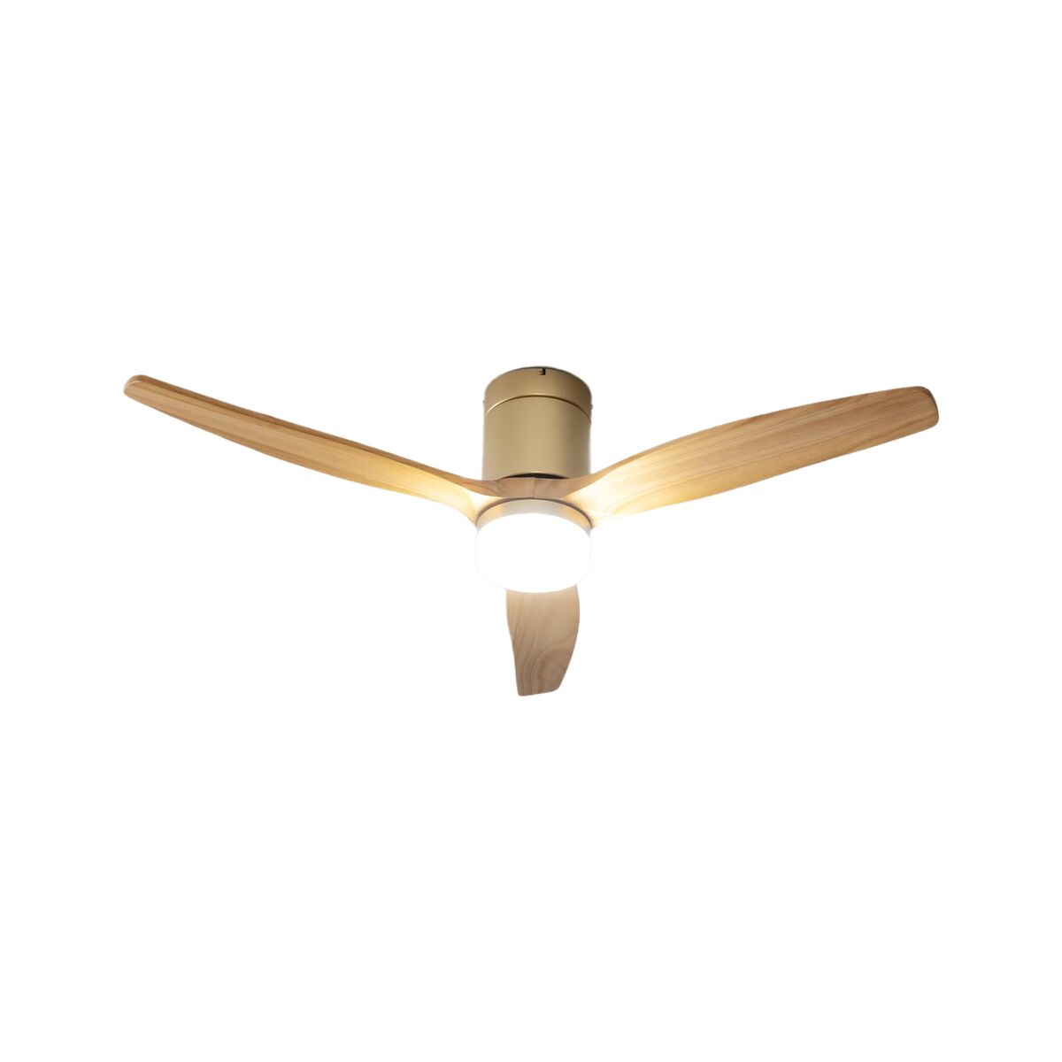 Ventilador de Teto com Luz Cecotec EnergySilence Aero 5600 18 W Dourado Madeira