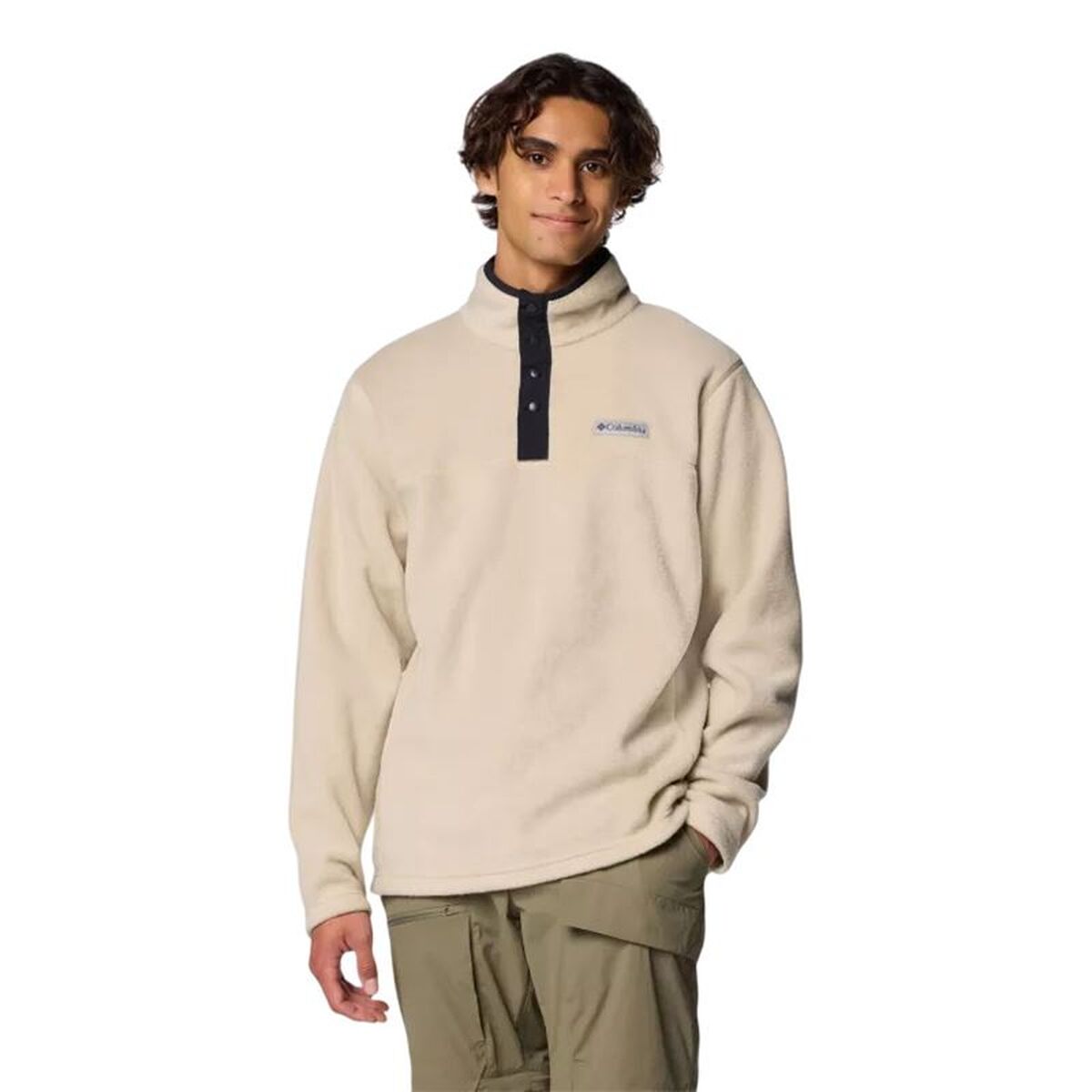 Forro Polar Columbia Sns Mountain Bege Homem