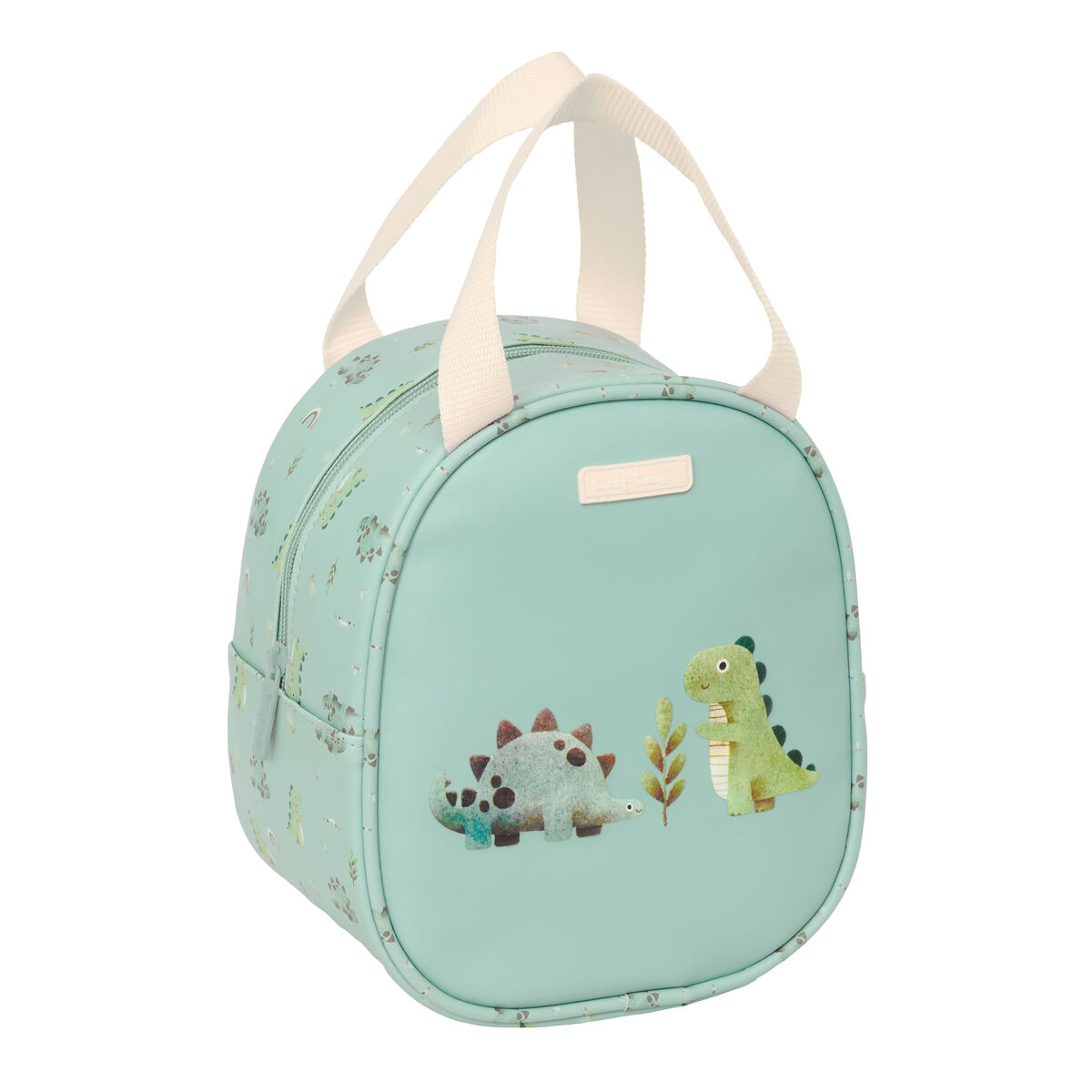 Porta-merendas Térmico Safta Dinos Verde