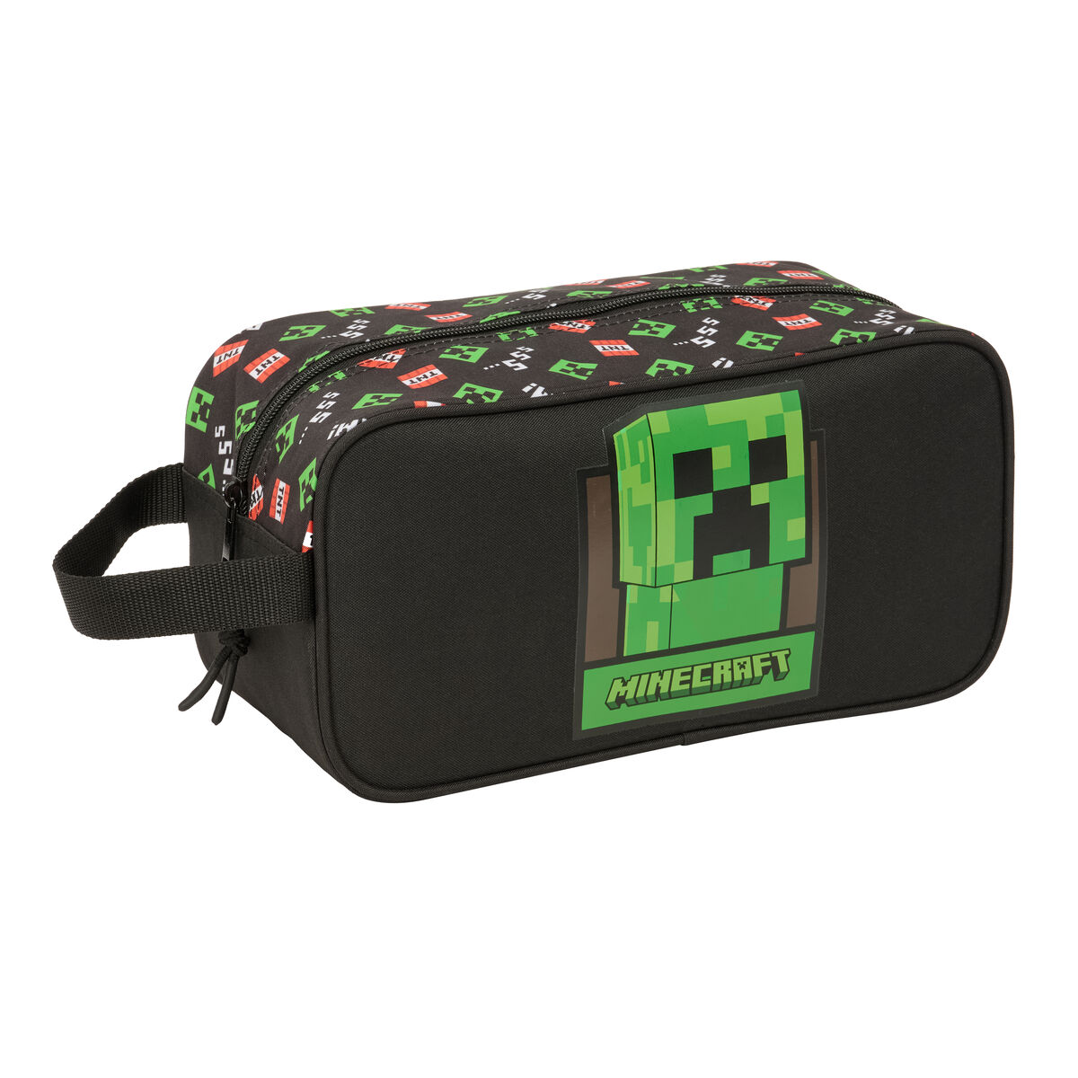 Bolsa para Sapatos de Viagem Minecraft Preto 29 x 15 x 14 cm