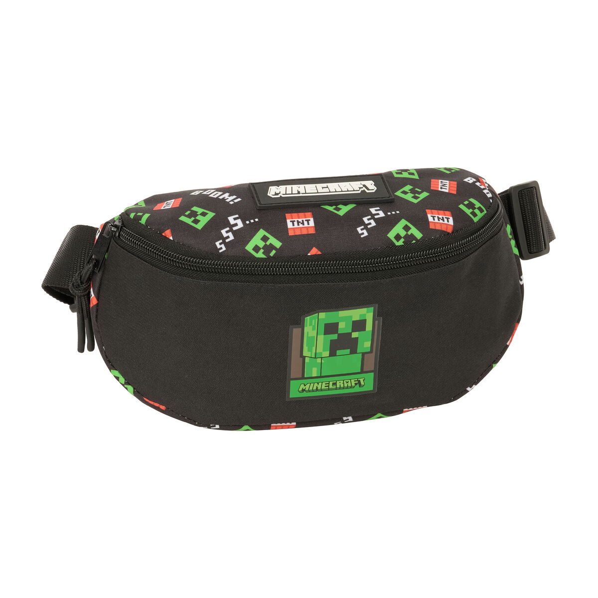 Bolsa de Cintura Minecraft Preto 23 x 14 x 9 cm