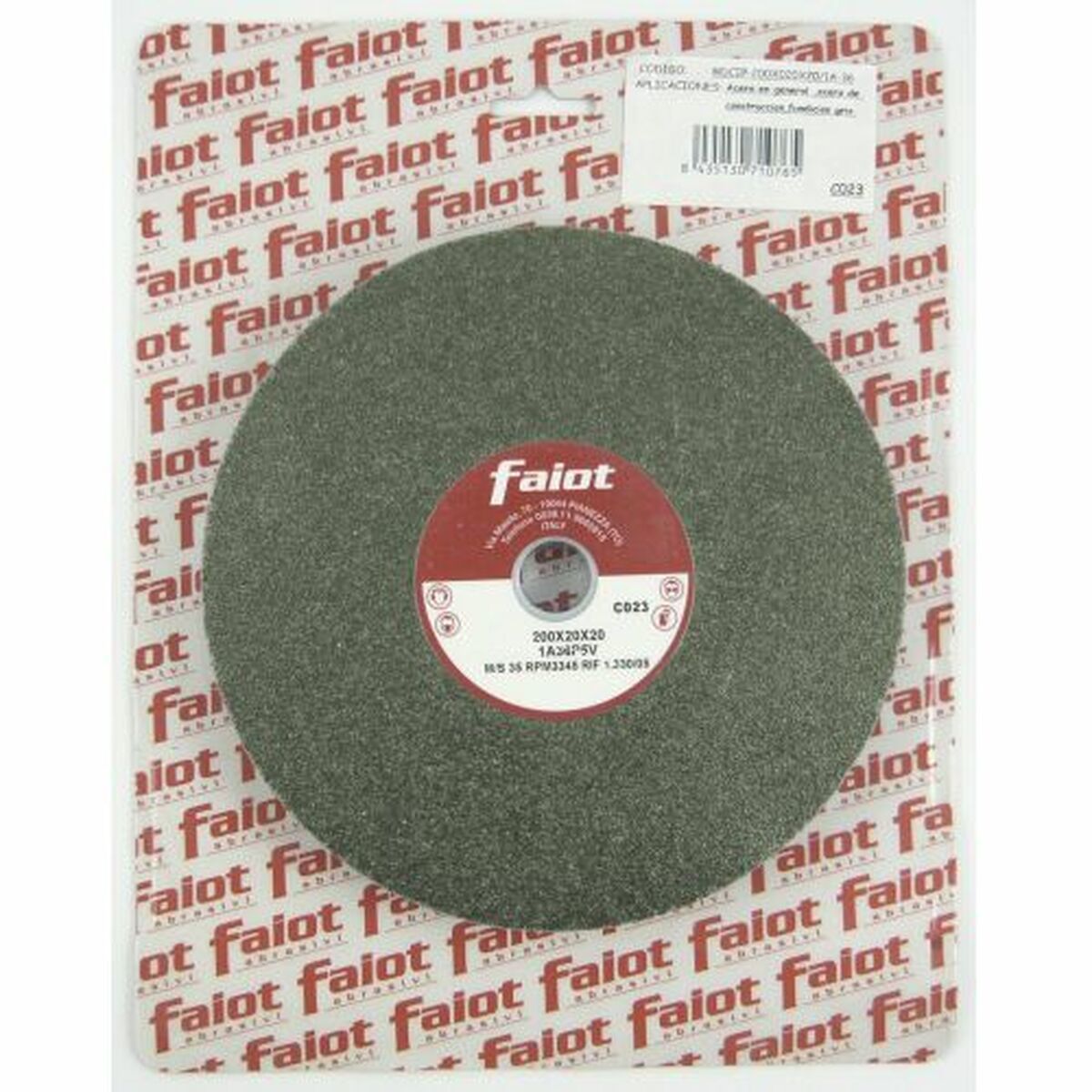 Rodas abrasivas FAIOT 200 mm 32 mm