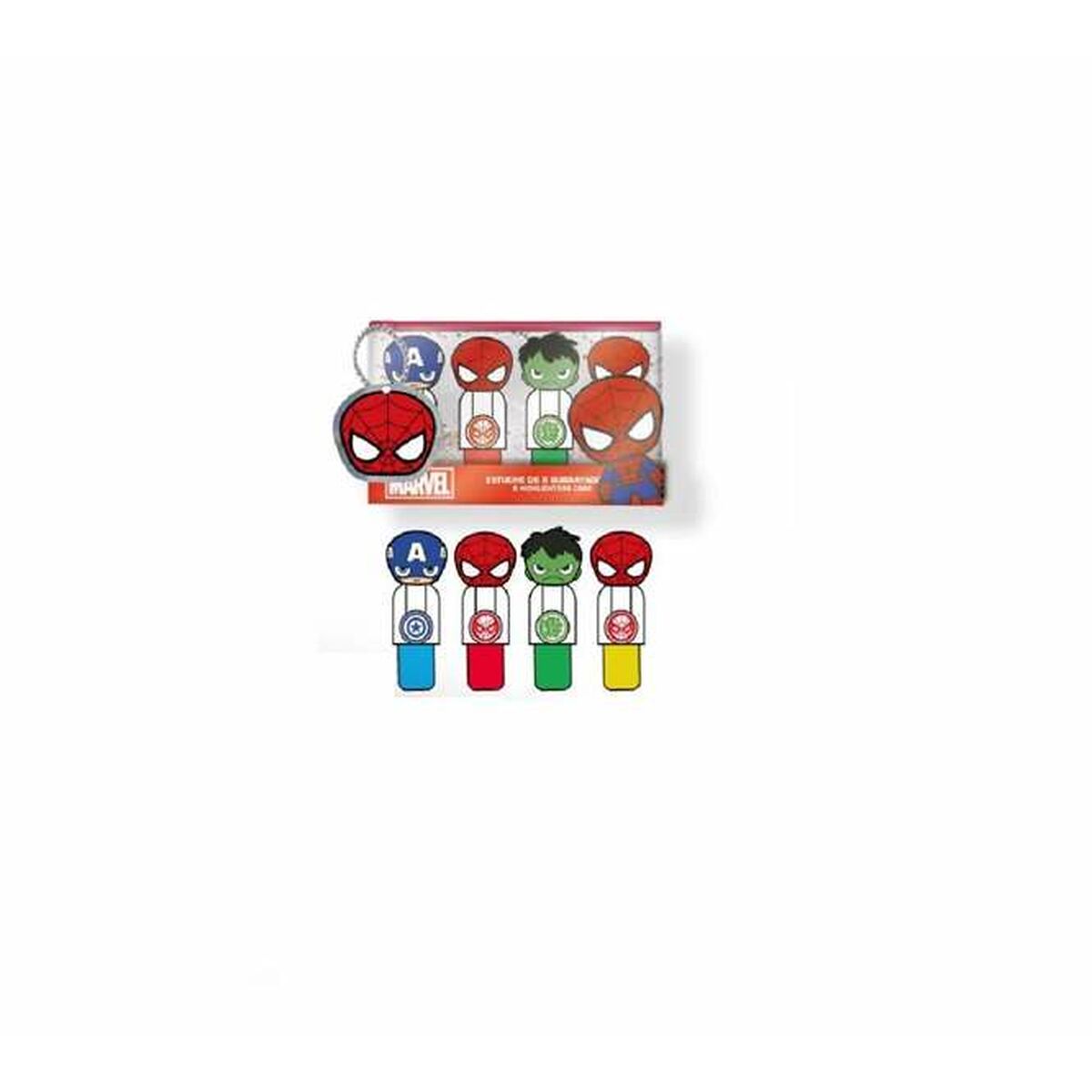 Conjunto de Marcadores Fluorescentes The Avengers