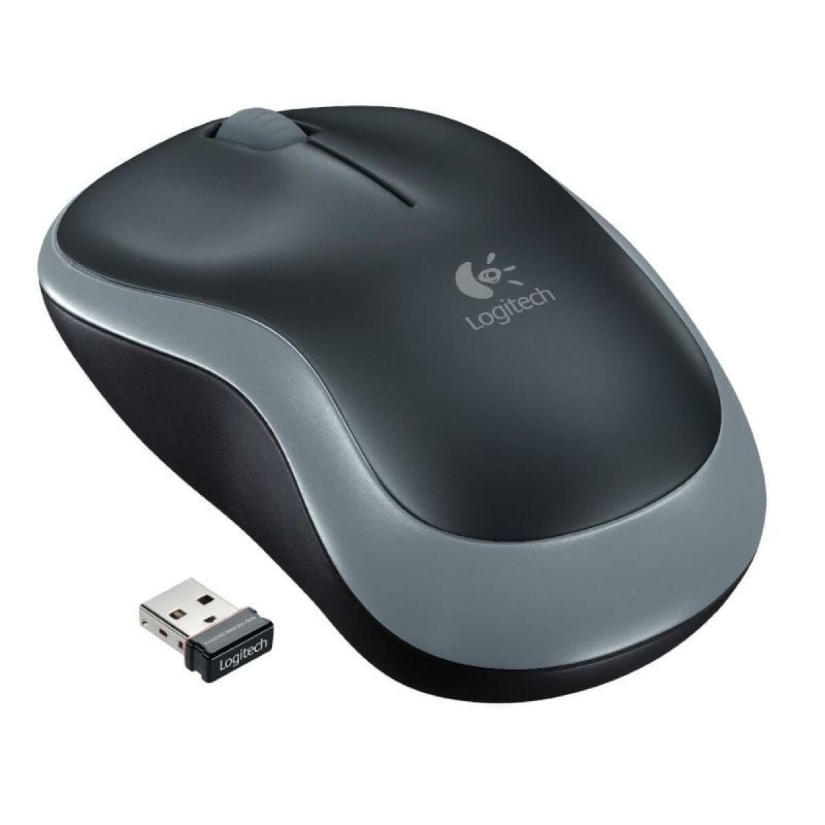 Rato sem Fios Logitech LGT-M185G Preto Cinzento 1000 dpi