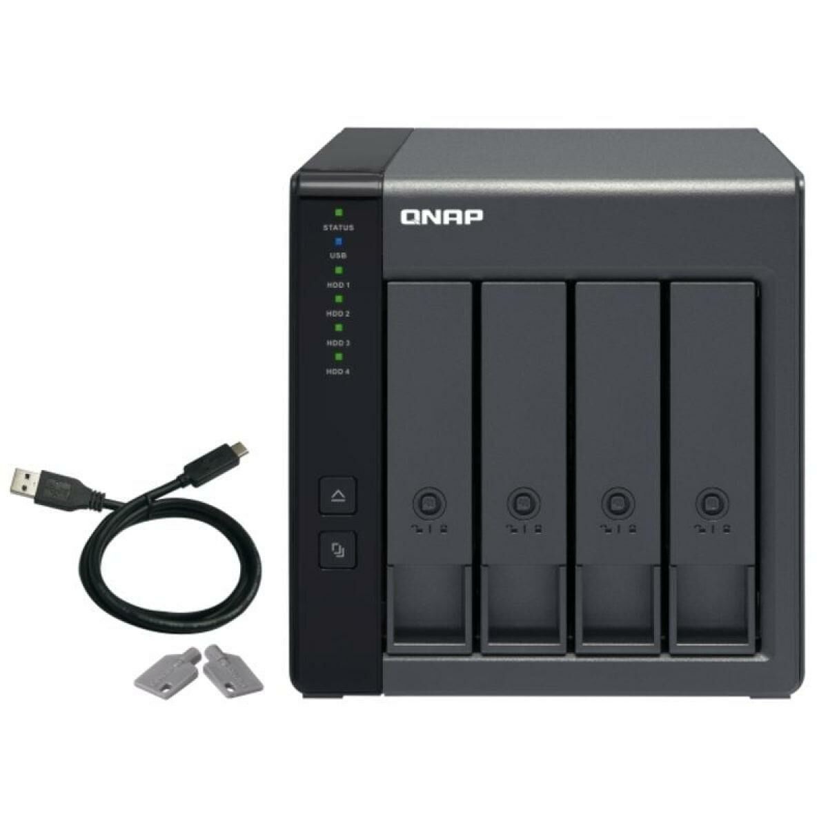 Armazenamanto em Rede NAS Qnap TR-004 Preto