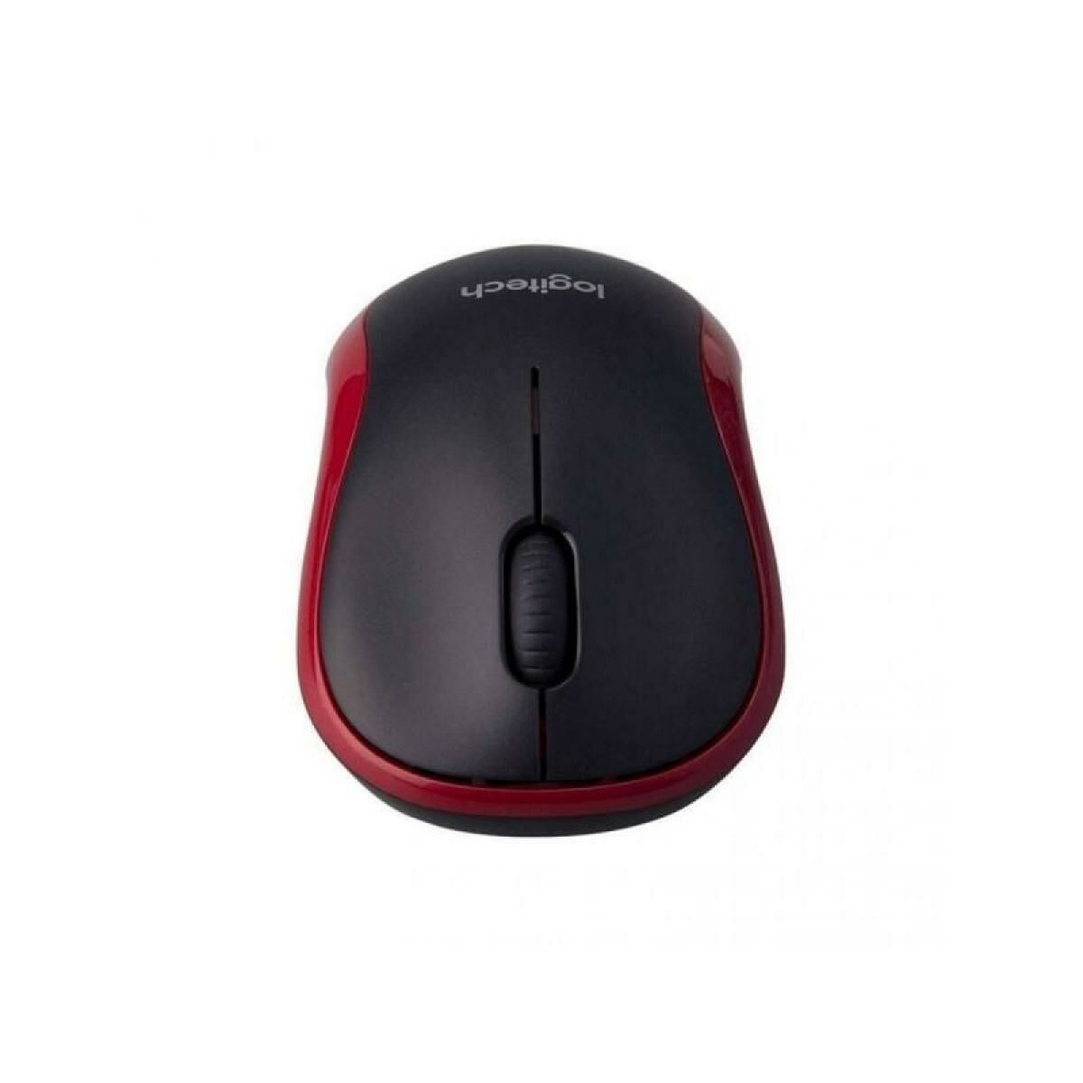 Rato sem Fios Ótico Logitech LGT-M185R Vermelho 1000 dpi